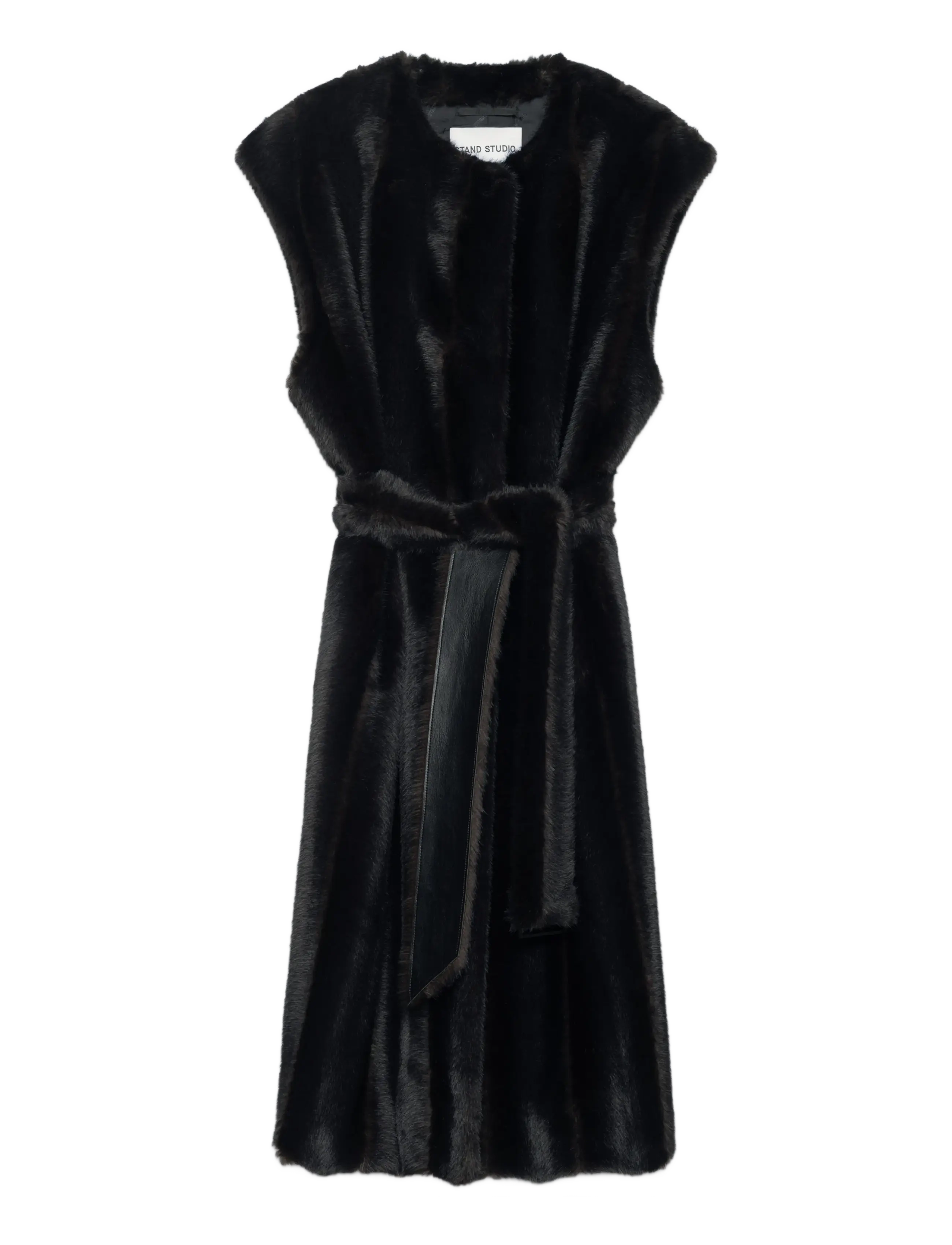 Stand Studio Klara Vest - Fashion Trends - DARK BROWN / brown