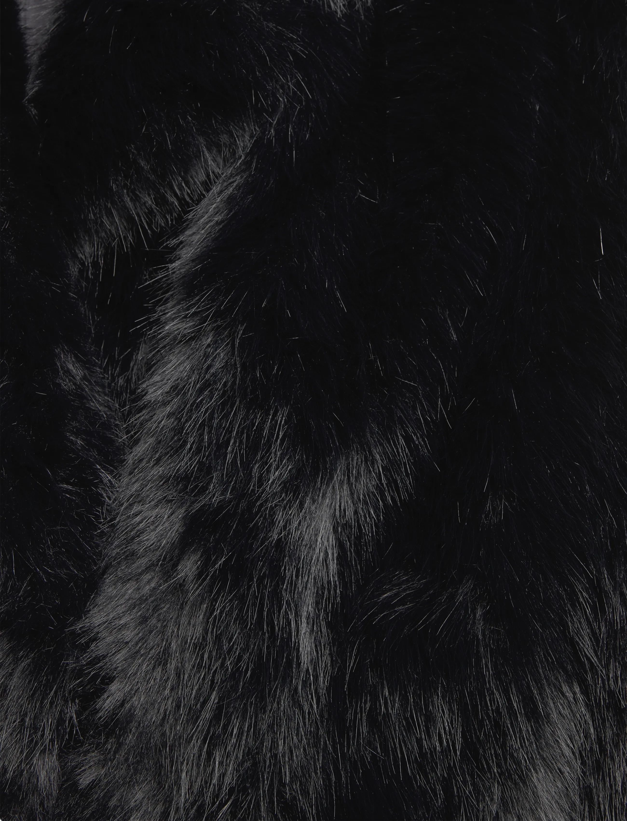 Stand Studio - Kinley Vest - faux fur - black - 3