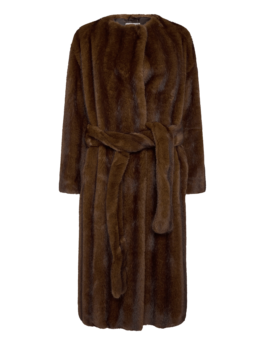Stand Studio - Miranda Coat - imitatiebont jassen - brown - 0