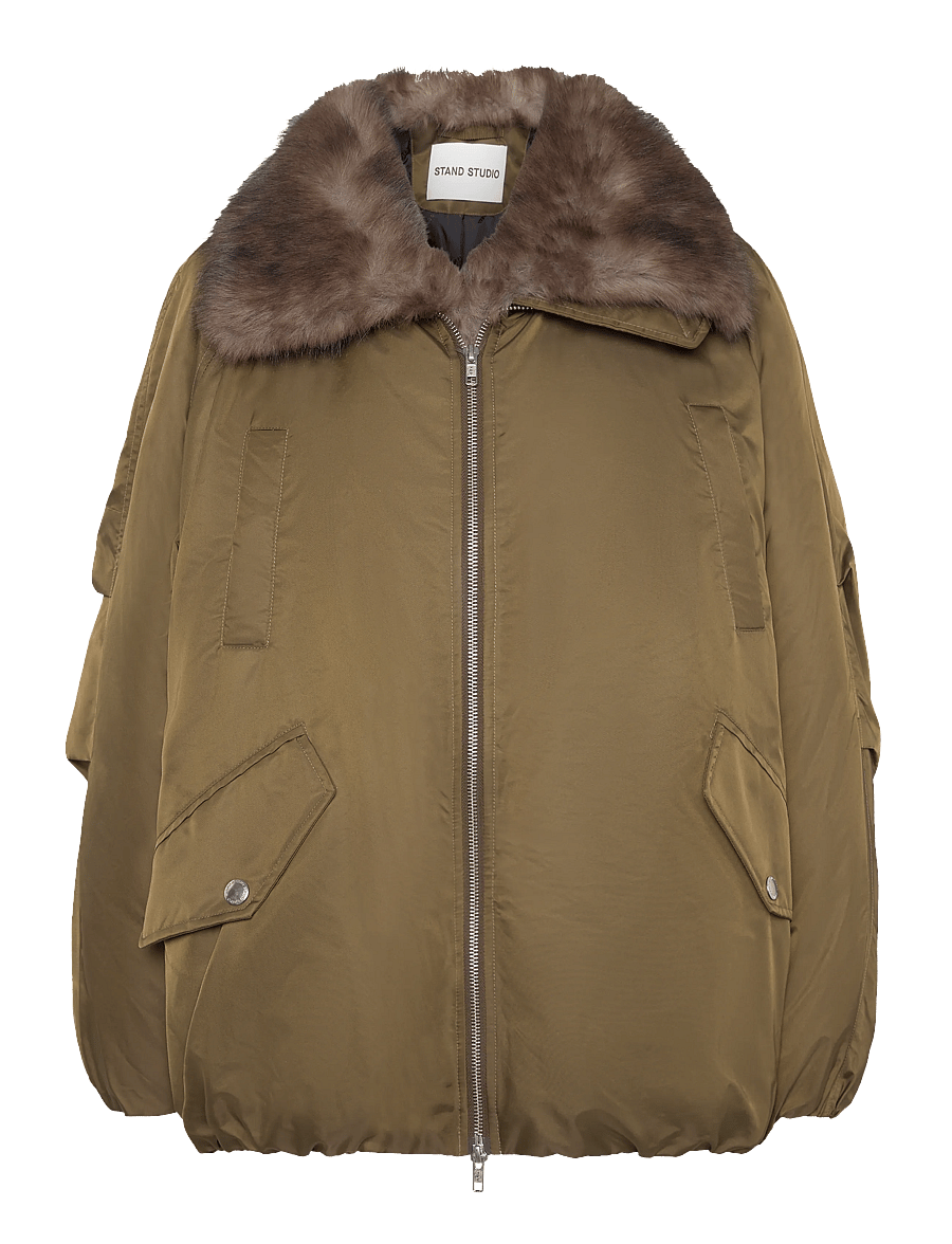 Stand Studio - Thilda Jacket - parkad - army green - 0