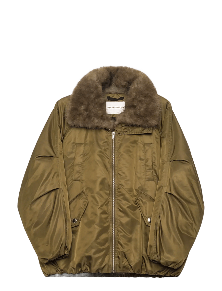 Stand Studio - Thilda Jacket - parkas - army green - 0