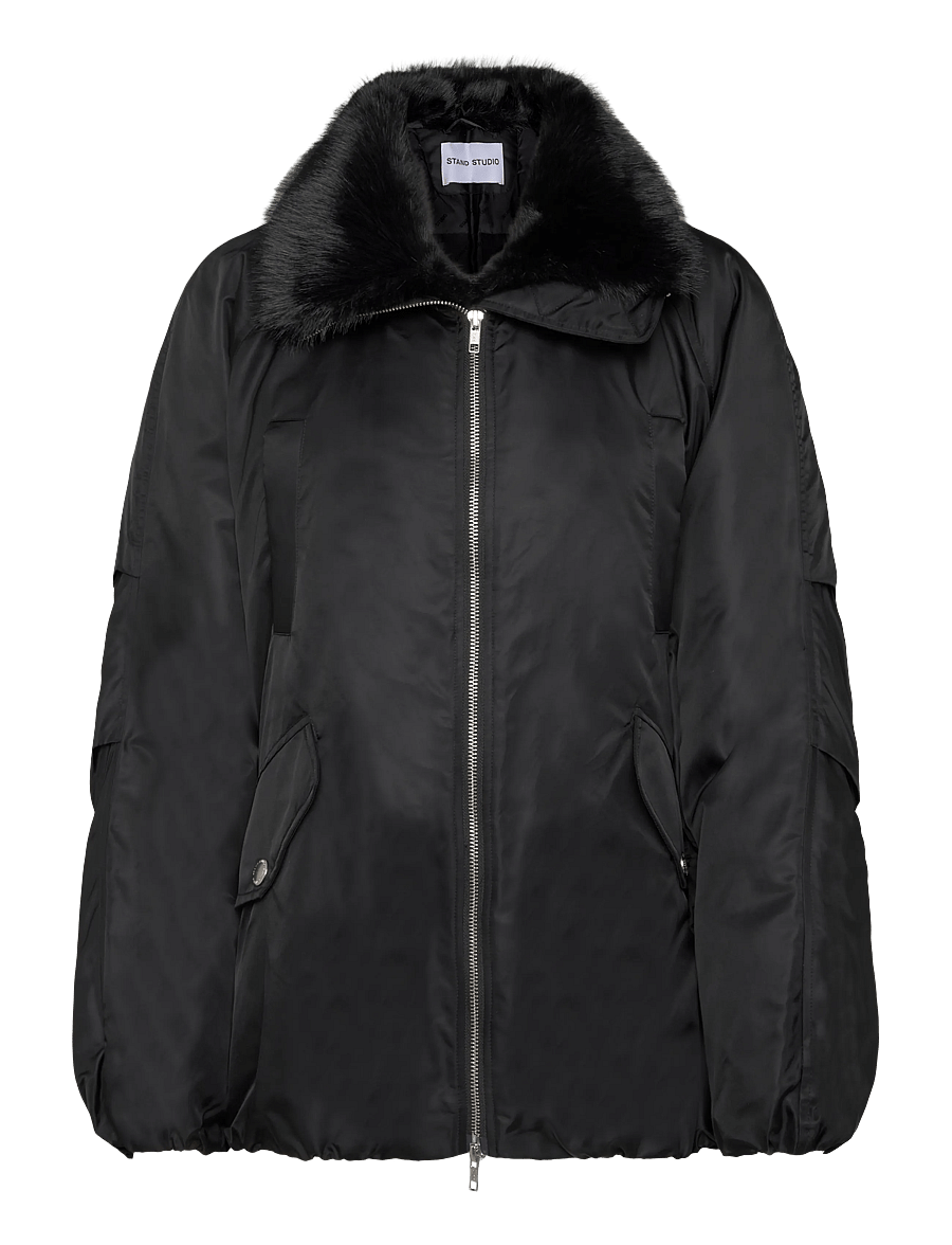Stand Studio - Thilda Jacket - parkad - black - 0