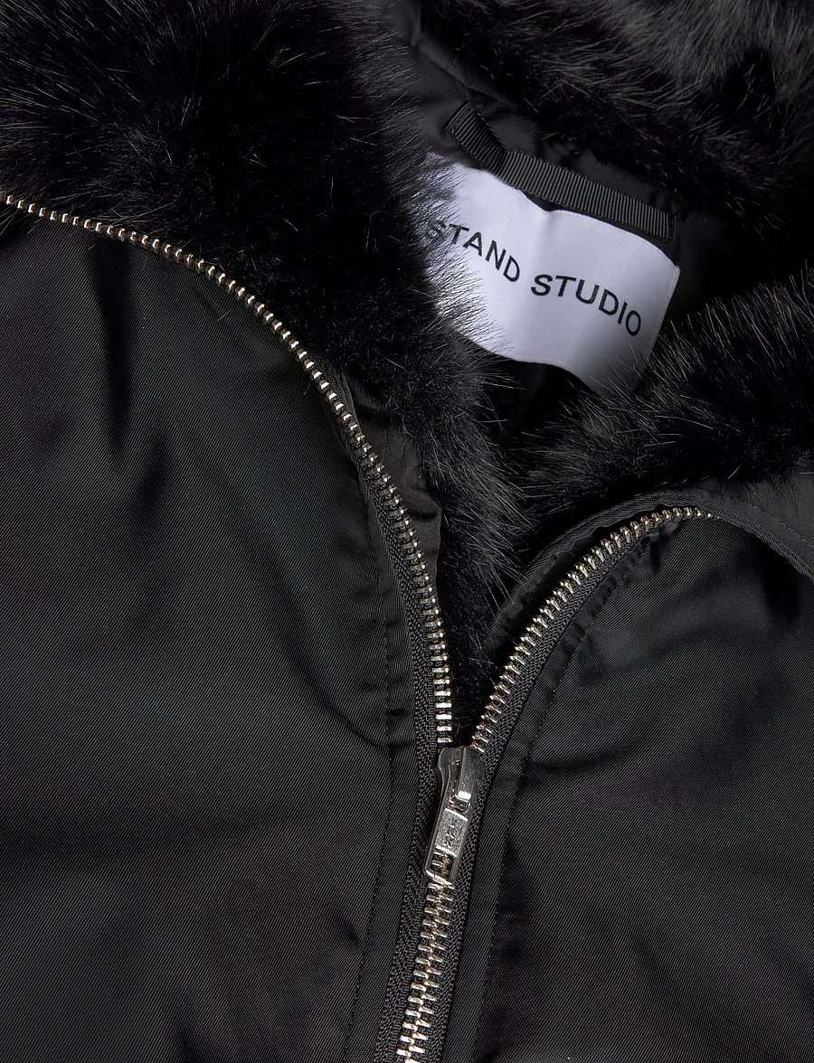 Stand Studio - Thilda Jacket - parkad - black - 2