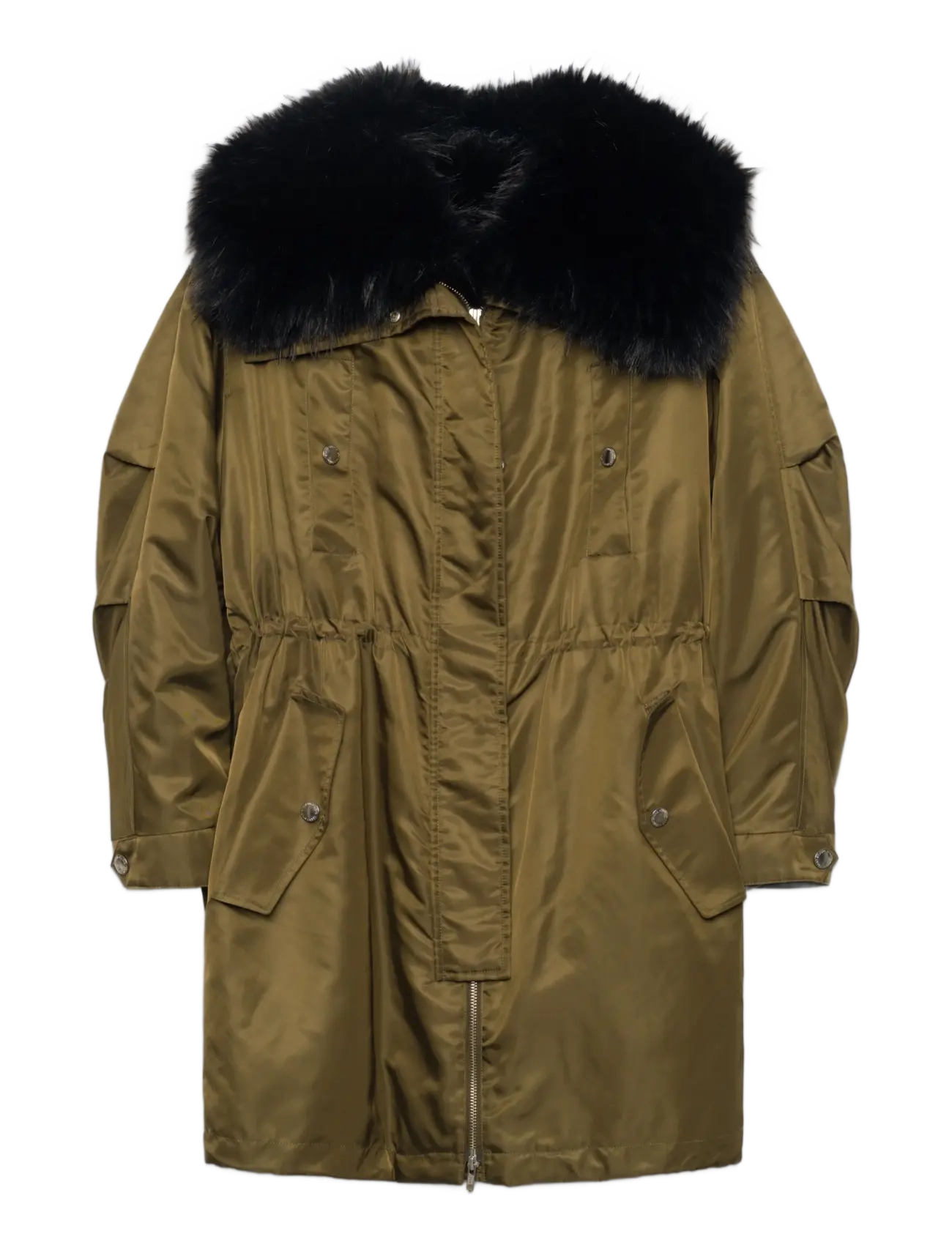Stand Studio Frankie Coat - Kunstpelz - ARMY GREEN / khaki/green