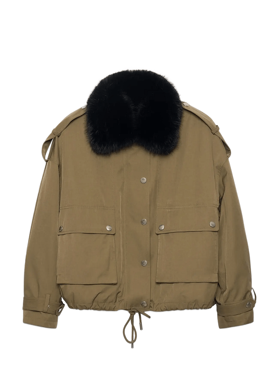 Stand Studio - Estrella Jacket - utilityjackor - khaki - 0