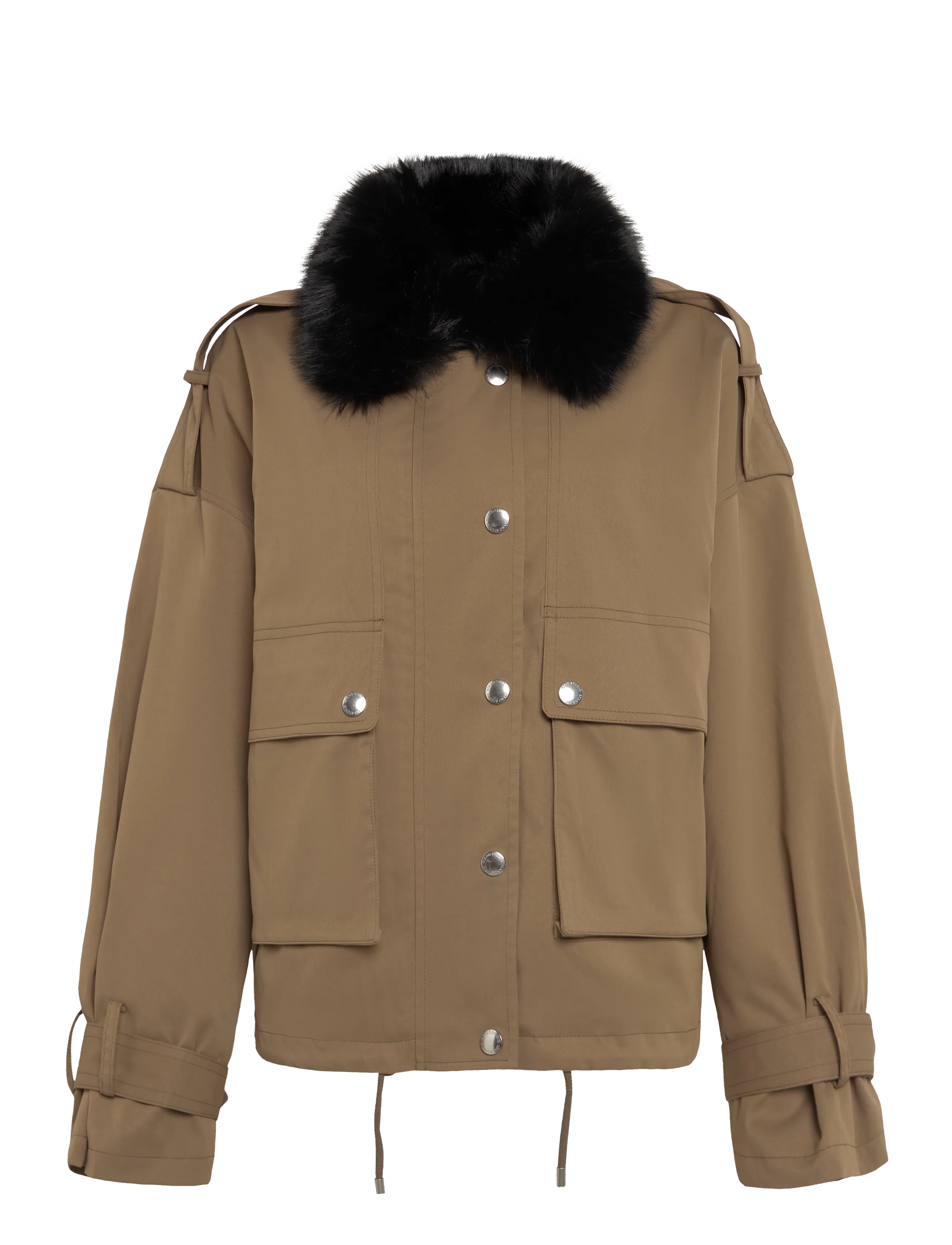 Stand Studio Estrella Jacket - Stand Studio - KHAKI / khaki/green