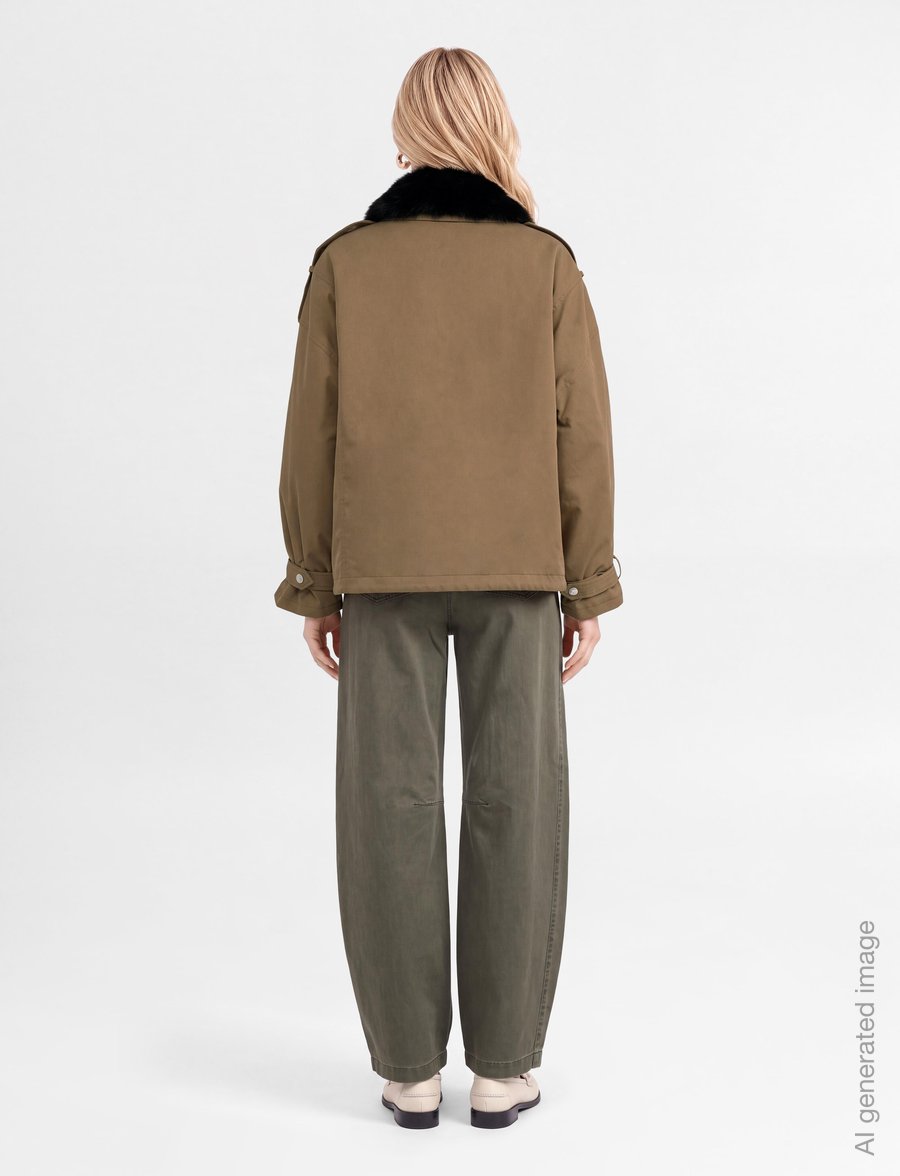 Stand Studio - Estrella Jacket - utilityjackor - khaki - 4