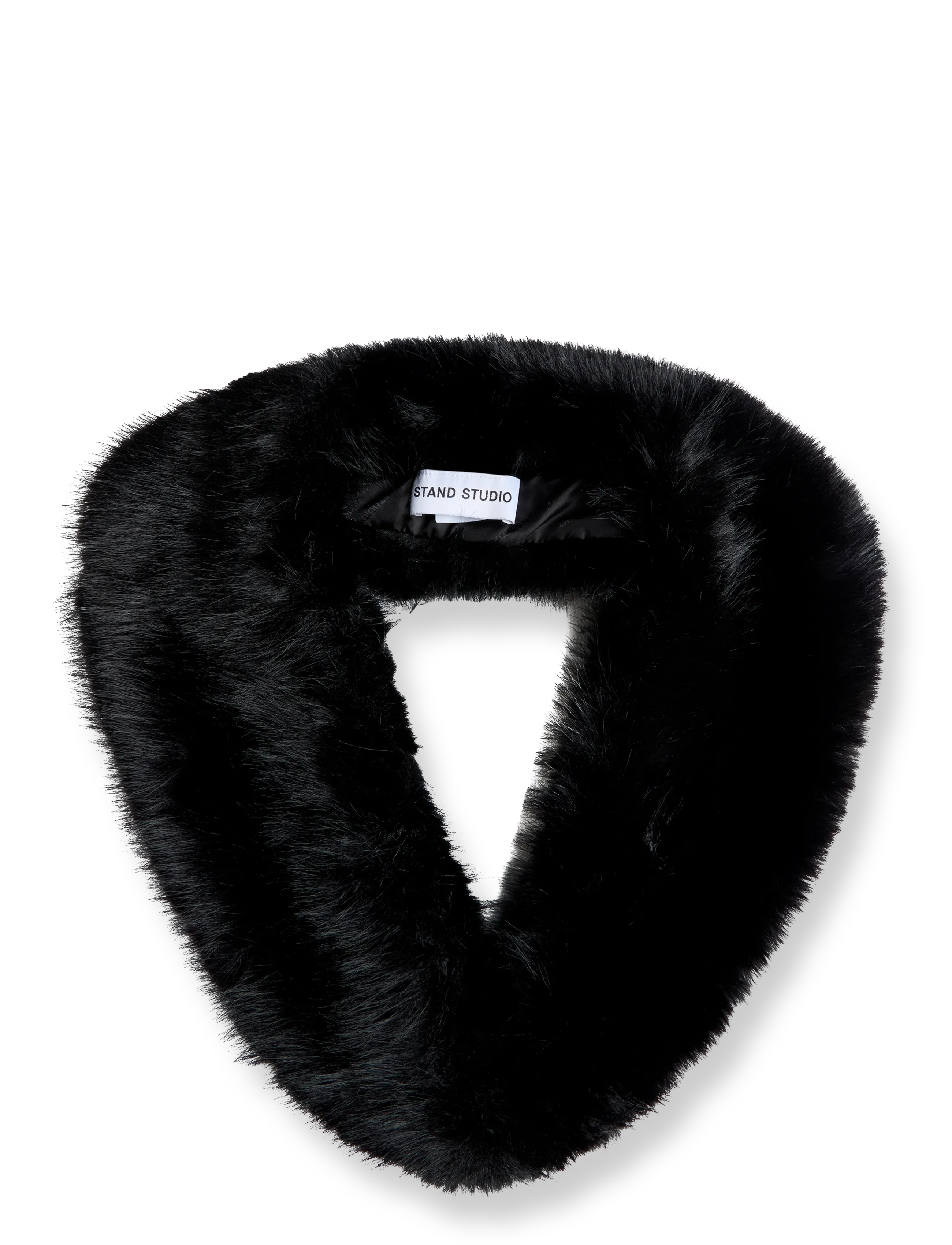 Stand Studio Zofia Shawl Collar - Stand Studio - BLACK / black