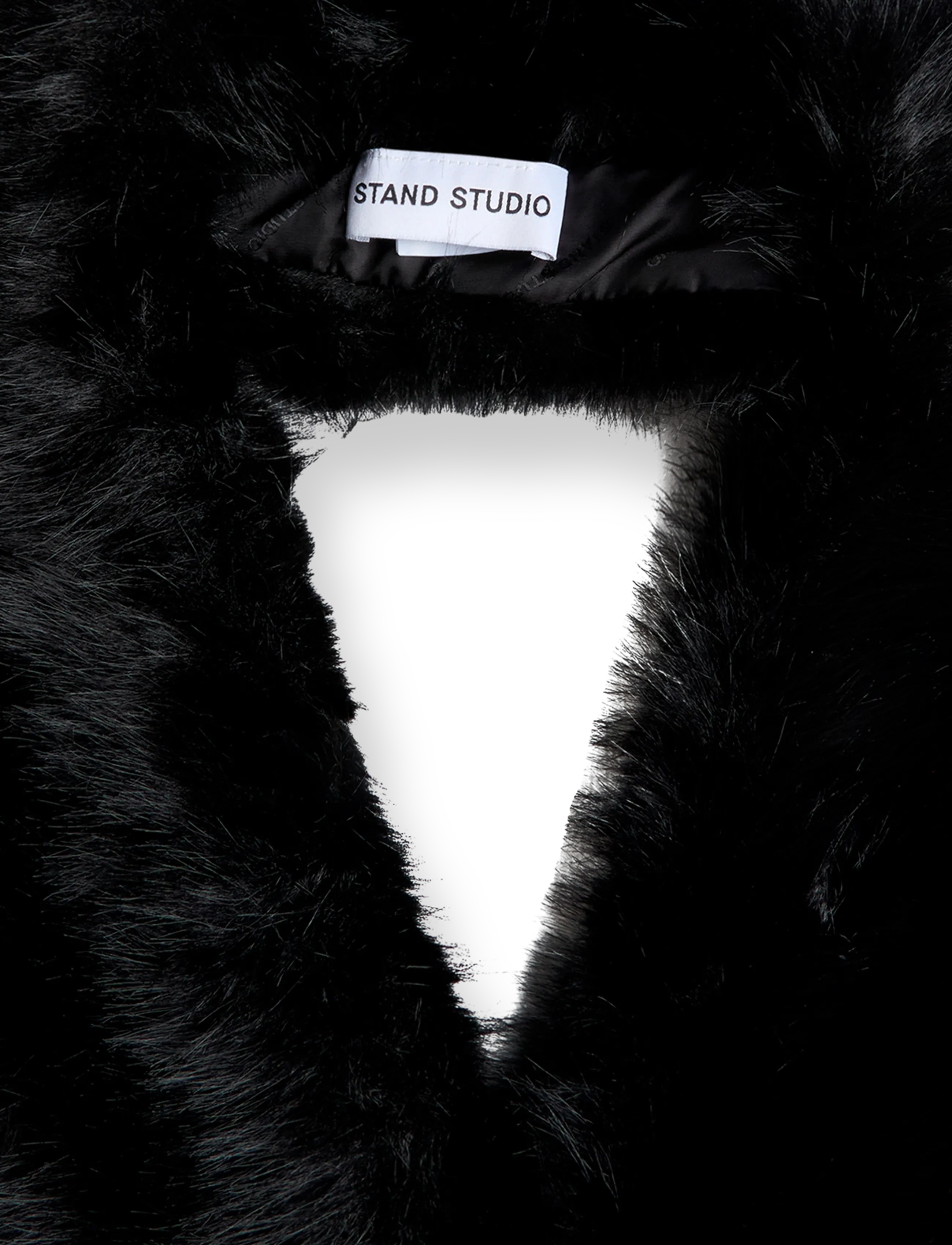 Stand Studio - Zofia Shawl Collar - herfstaanbiedingen - black - 2