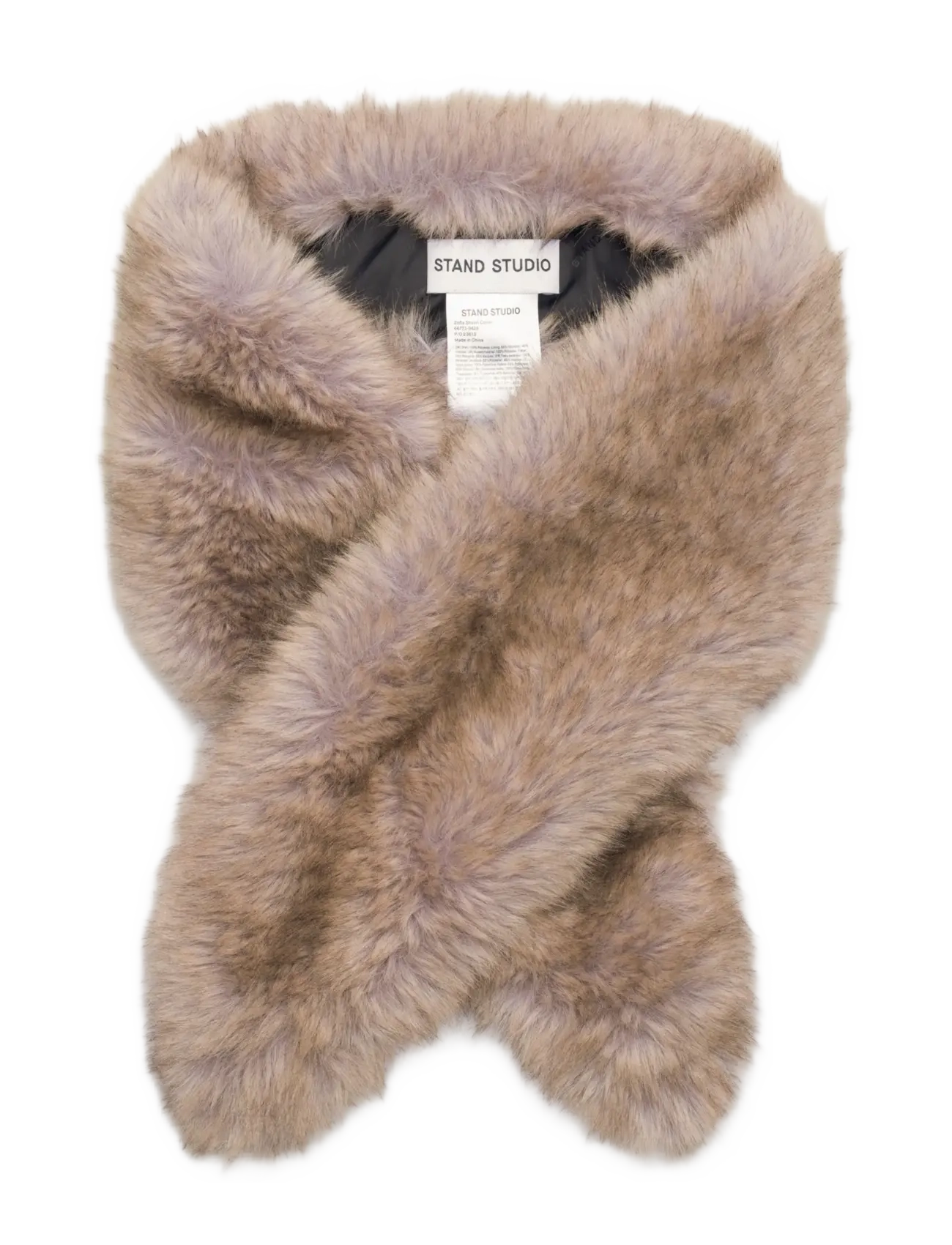 Stand Studio Zofia Shawl Collar - Fashion Trends - NATURAL / brown