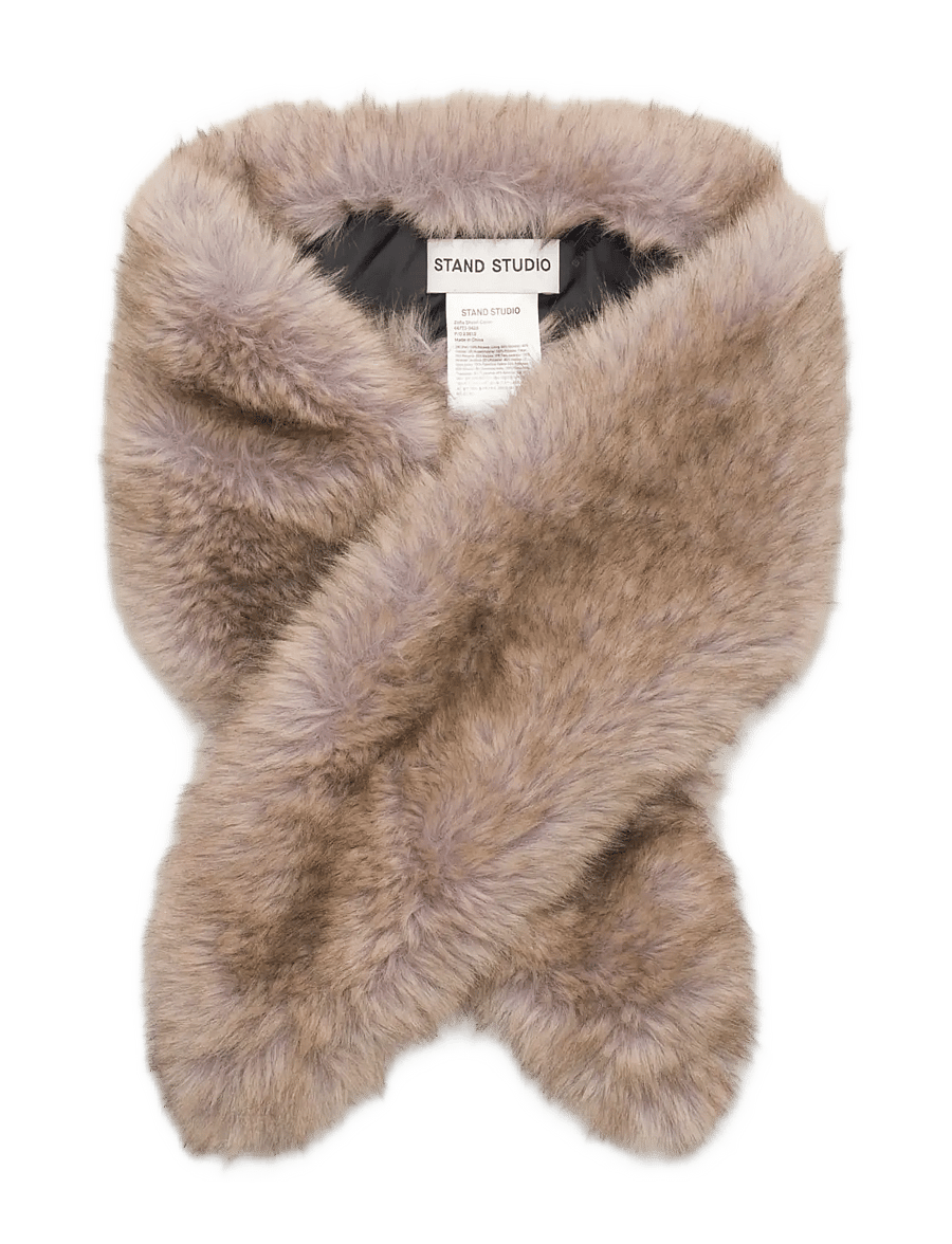 Stand Studio - Zofia Shawl Collar - neckwarmers - natural - 0