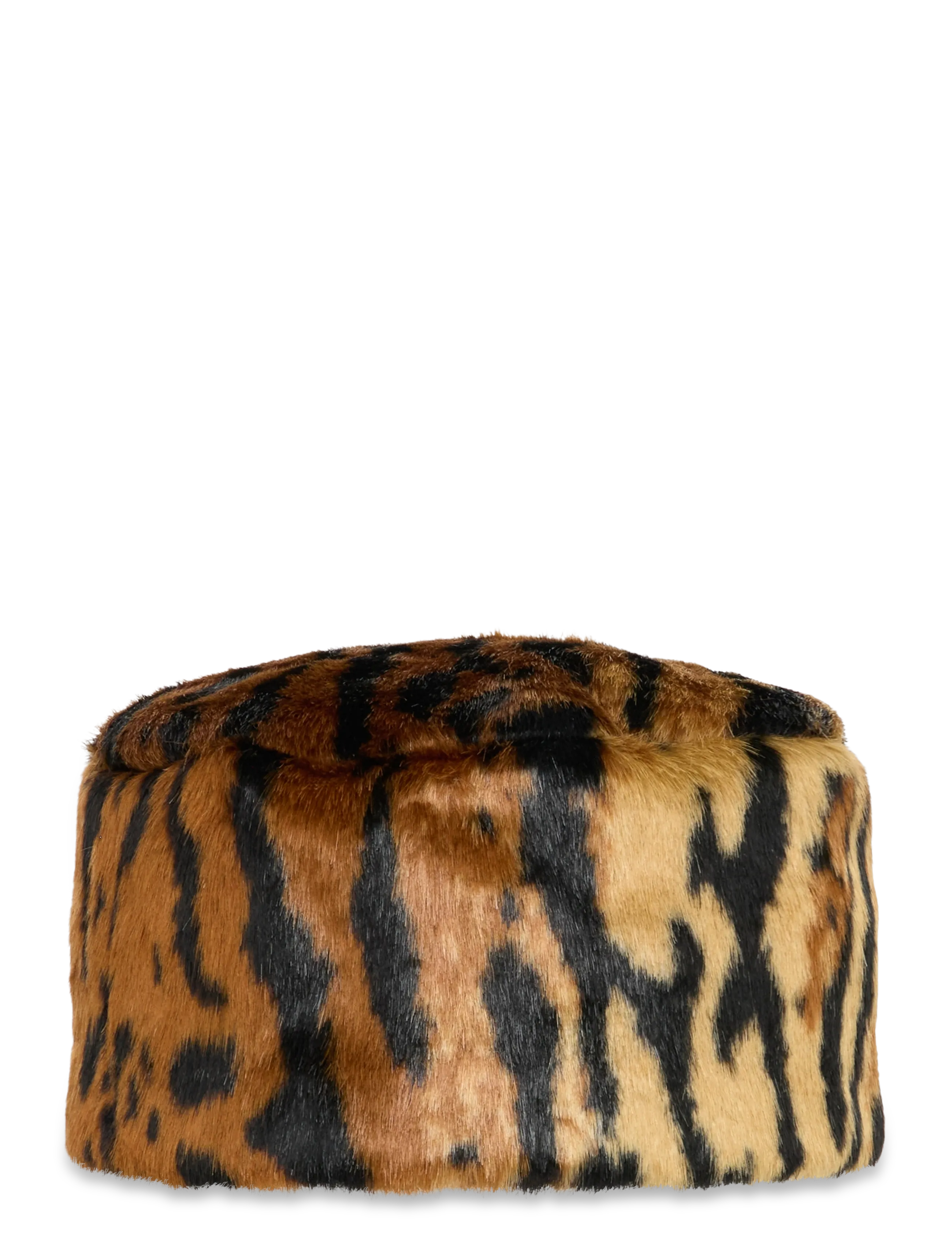 Stand Studio Ozzy Pillerbox Hat - Hatte - CLASSIC LEO / brown