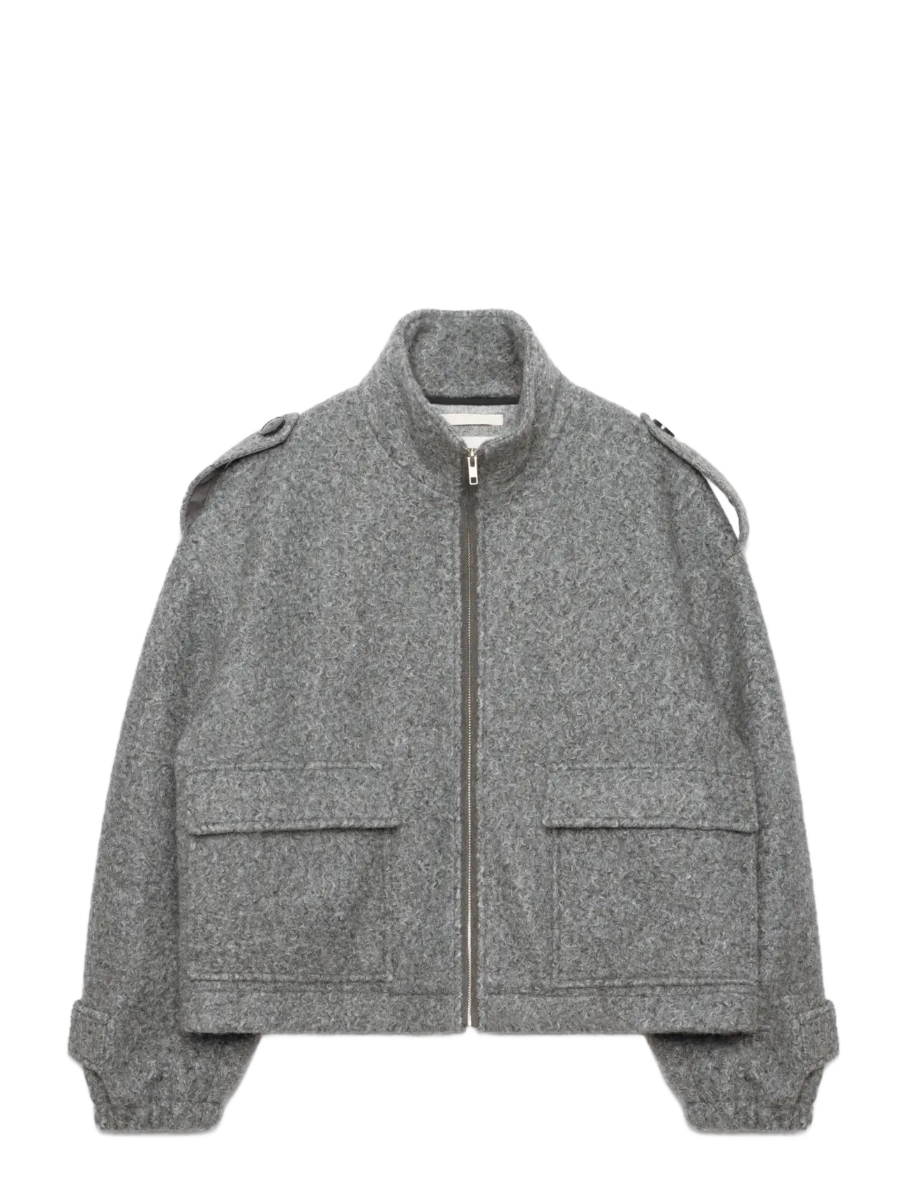 Stand Studio Marilyn Jacket - Jackor - GREY MELANGE / grey