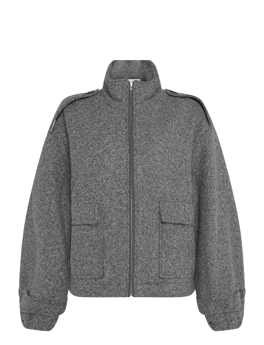 Stand Studio - Marilyn Jacket - utility-jacken - grey melange - 1