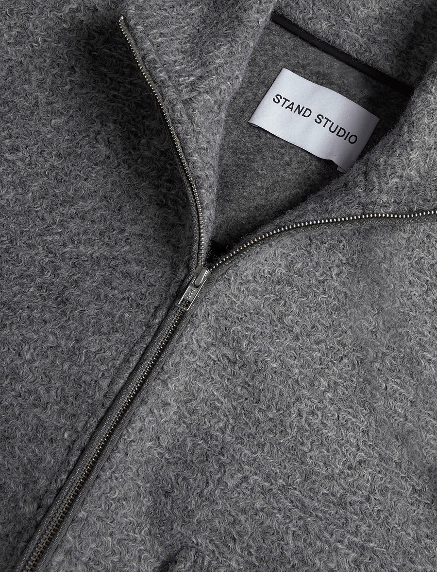 Stand Studio - Marilyn Jacket - utility-jacken - grey melange - 5
