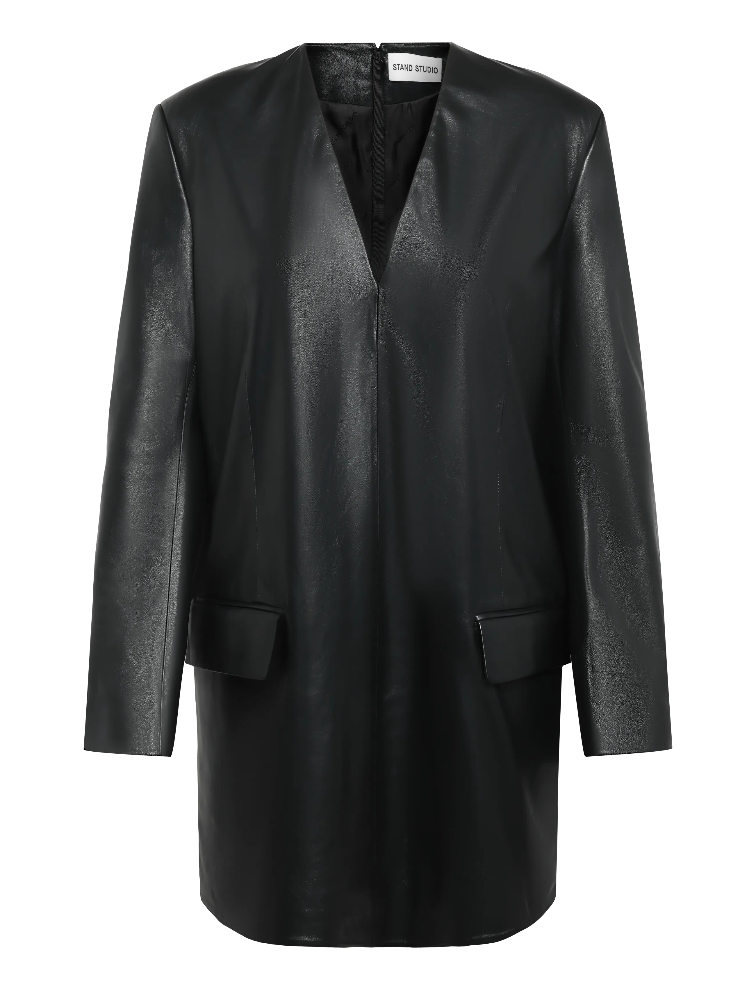 Stand Studio Dora Dress - Kleider - BLACK / black