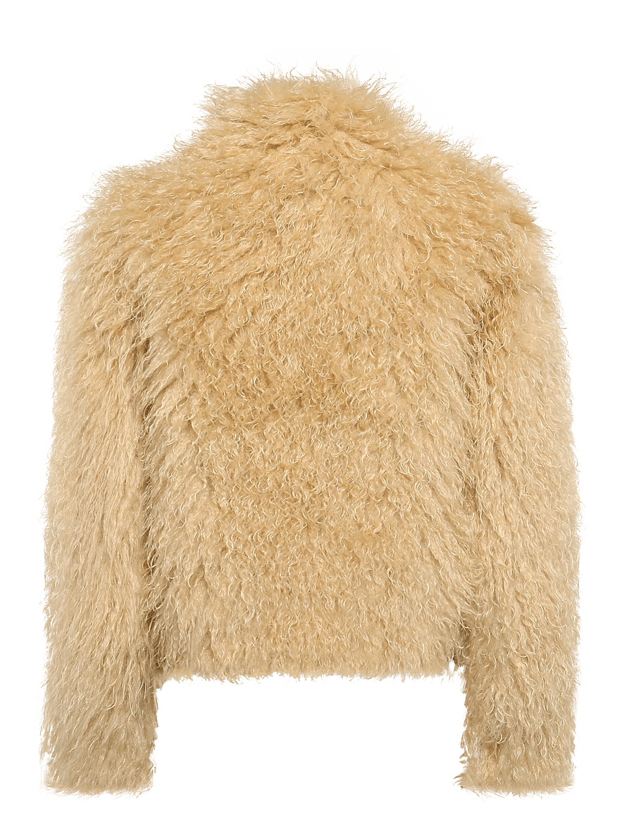 Stand Studio - Myra Jacket - kunstpelz - beige - 1