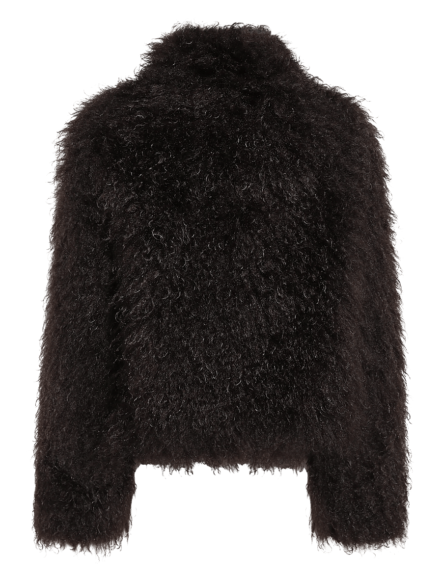 Stand Studio - Myra Jacket - kunstpelz - dark brown - 1