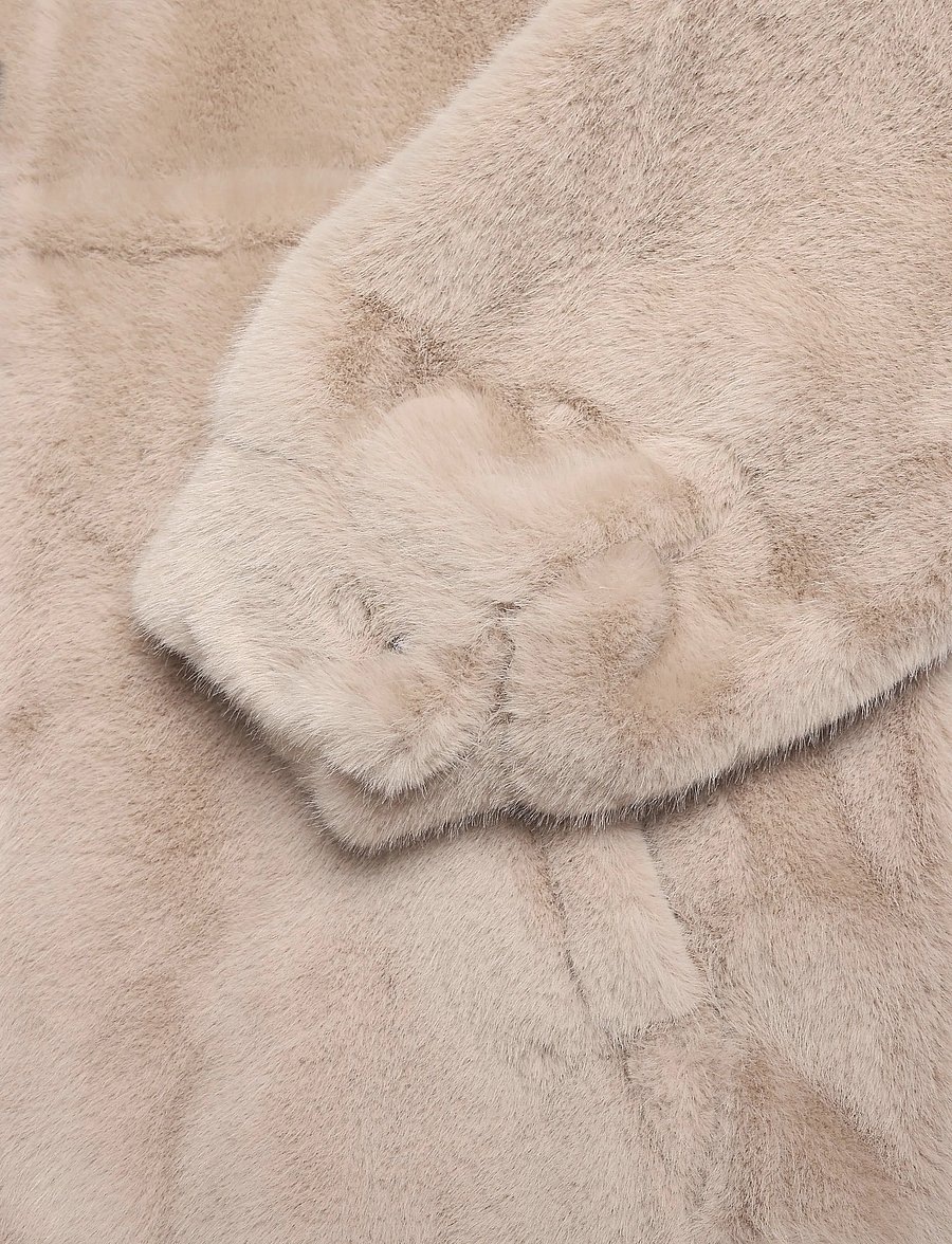 Stand Studio - Ariel Jacket - kunstpelz - taupe - 3