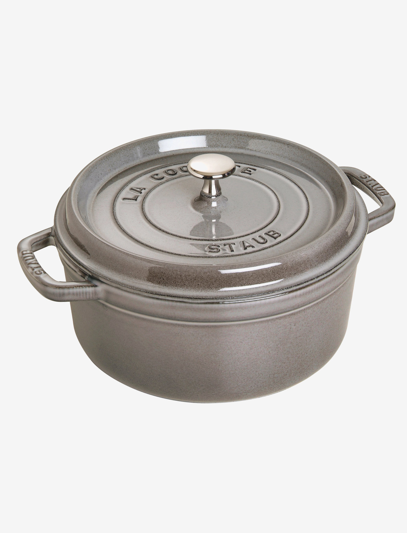 STAUB - La Cocotte - Rund gryta - gjutjärnsgrytor - gray - 0