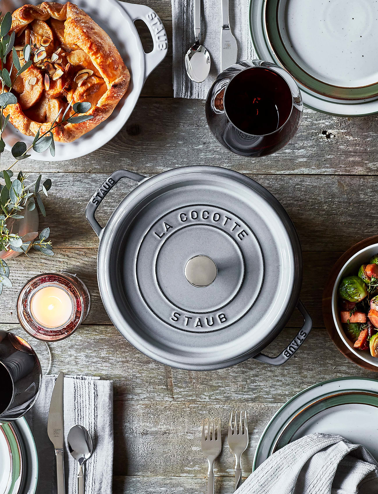 STAUB La Cocotte – Rund Gryde, 3.8L, Beige, Gryder & Pander > Bradepander, Unisex