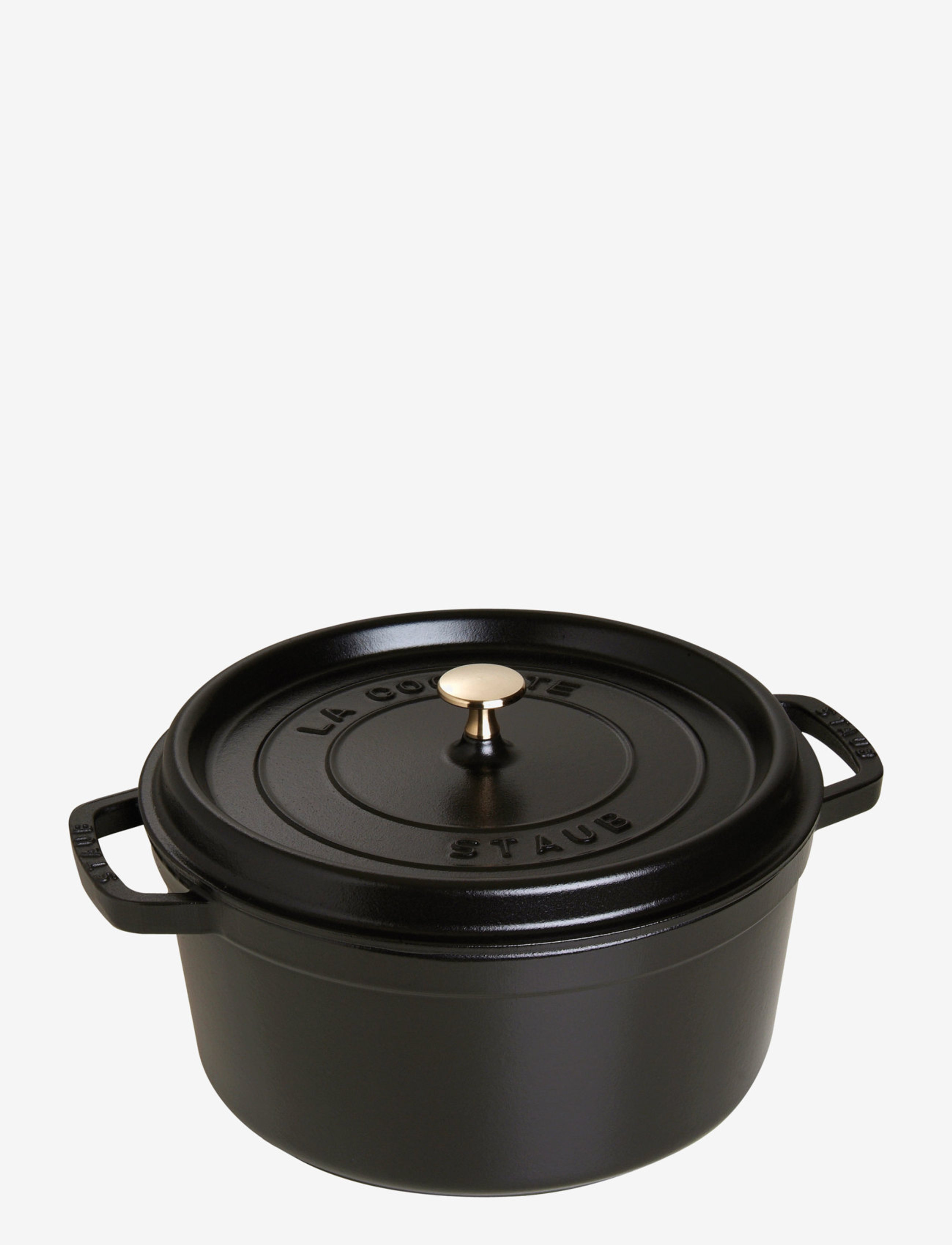 STAUB La Cocotte – Rund Gryde, Casserole Ret o, Sort, Str: 6.7L