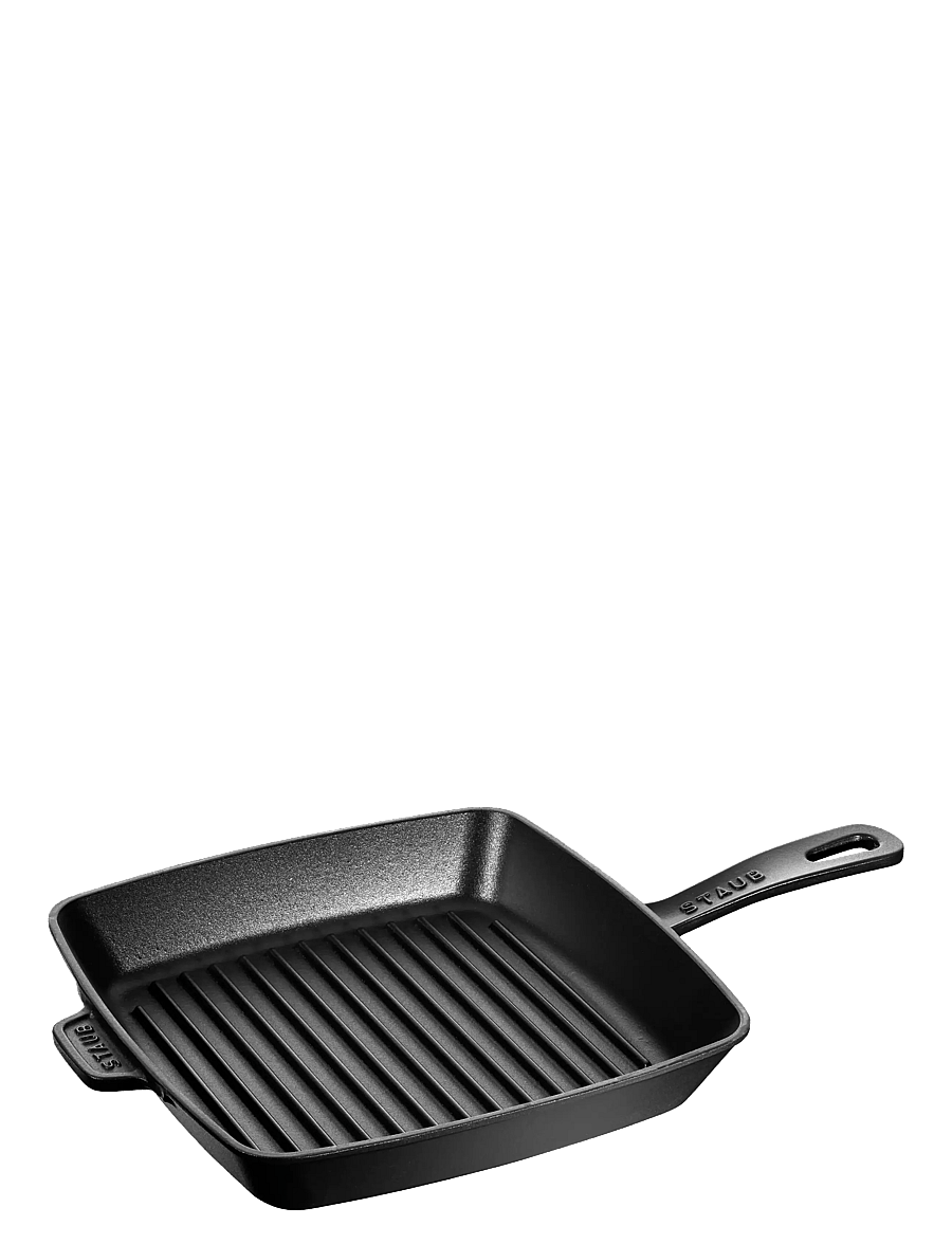 STAUB - American grill 26 x 26 cm svart - valurautapadat - black - 1