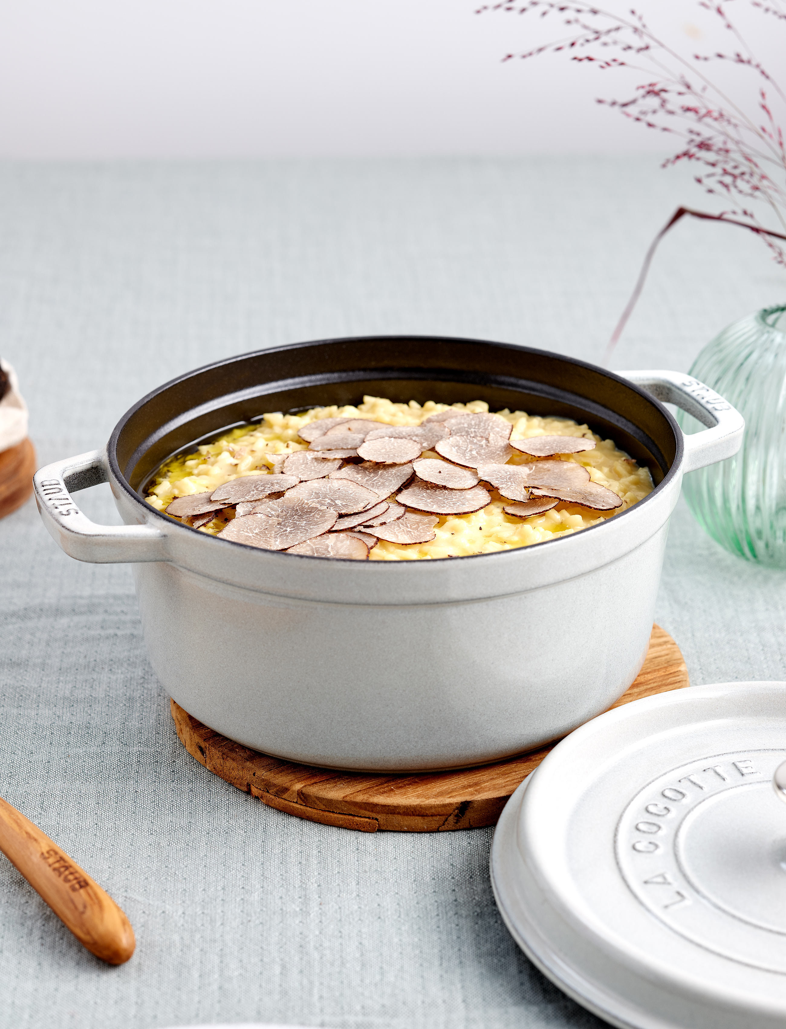 STAUB - La Cocotte - Round cast iron - casseroles en fonte - white truffle - 0