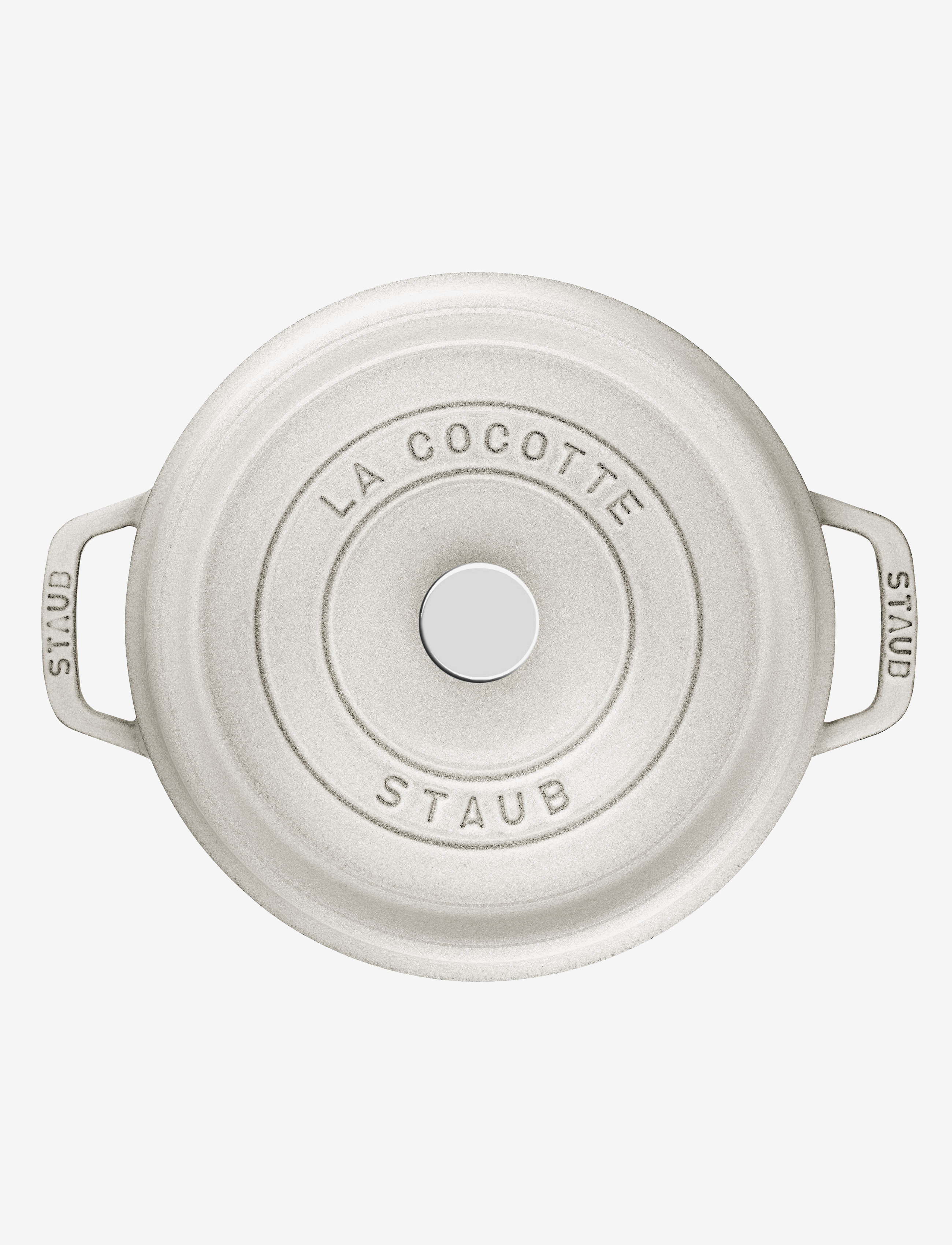STAUB - La Cocotte - Round cast iron - casseroles en fonte - white truffle - 3