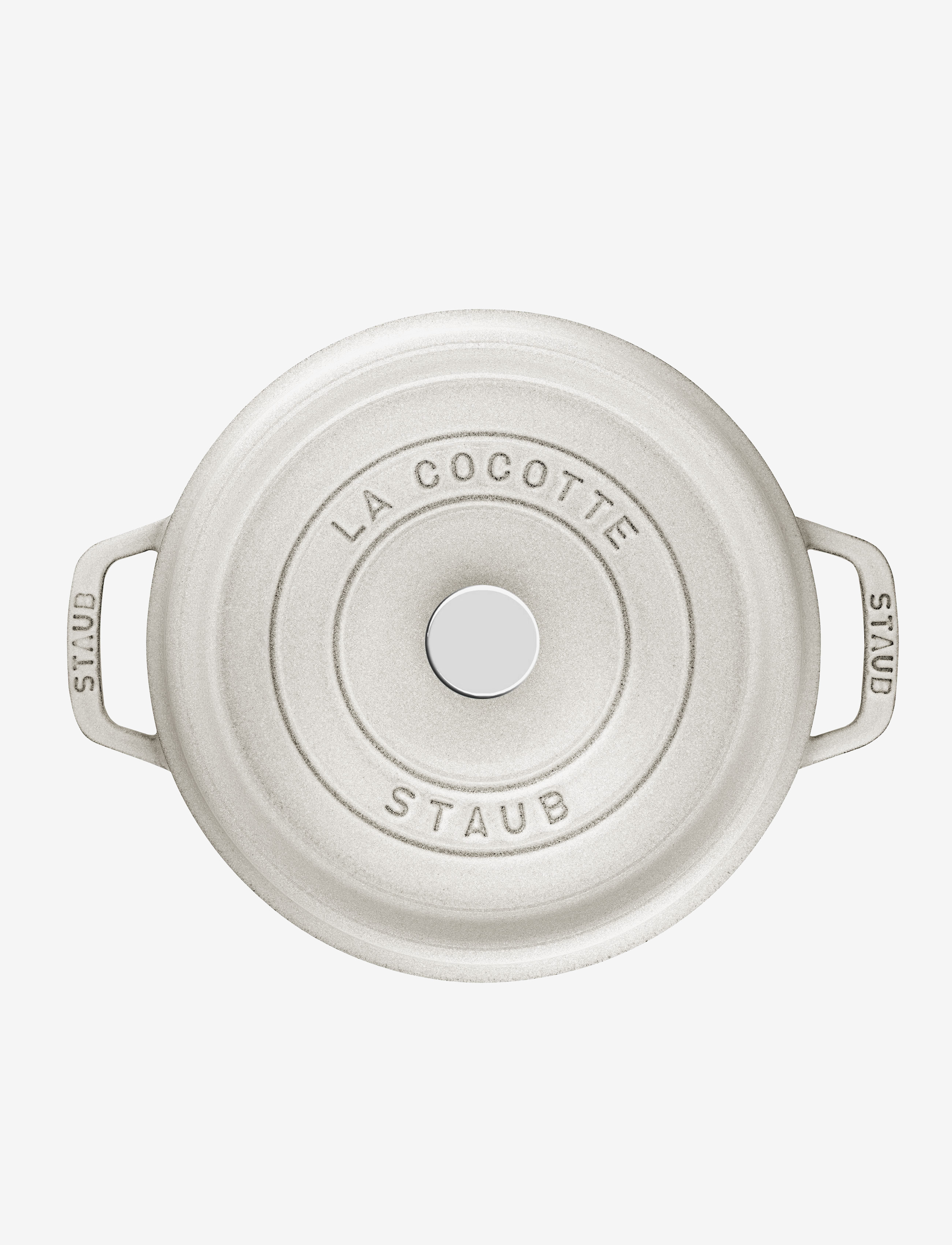 STAUB - La Cocotte - Round cast iron - gietijzeren pannen - white truffle - 3
