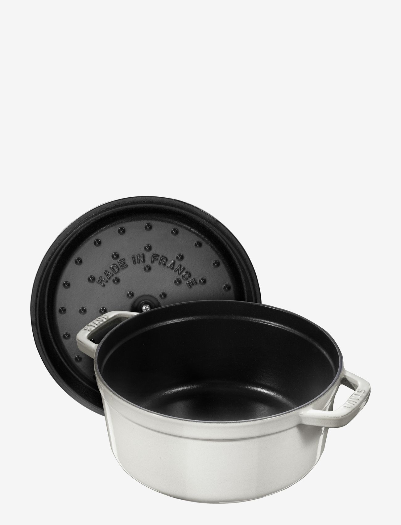 STAUB - La Cocotte - Round cast iron - malmist potid - white truffle - 2