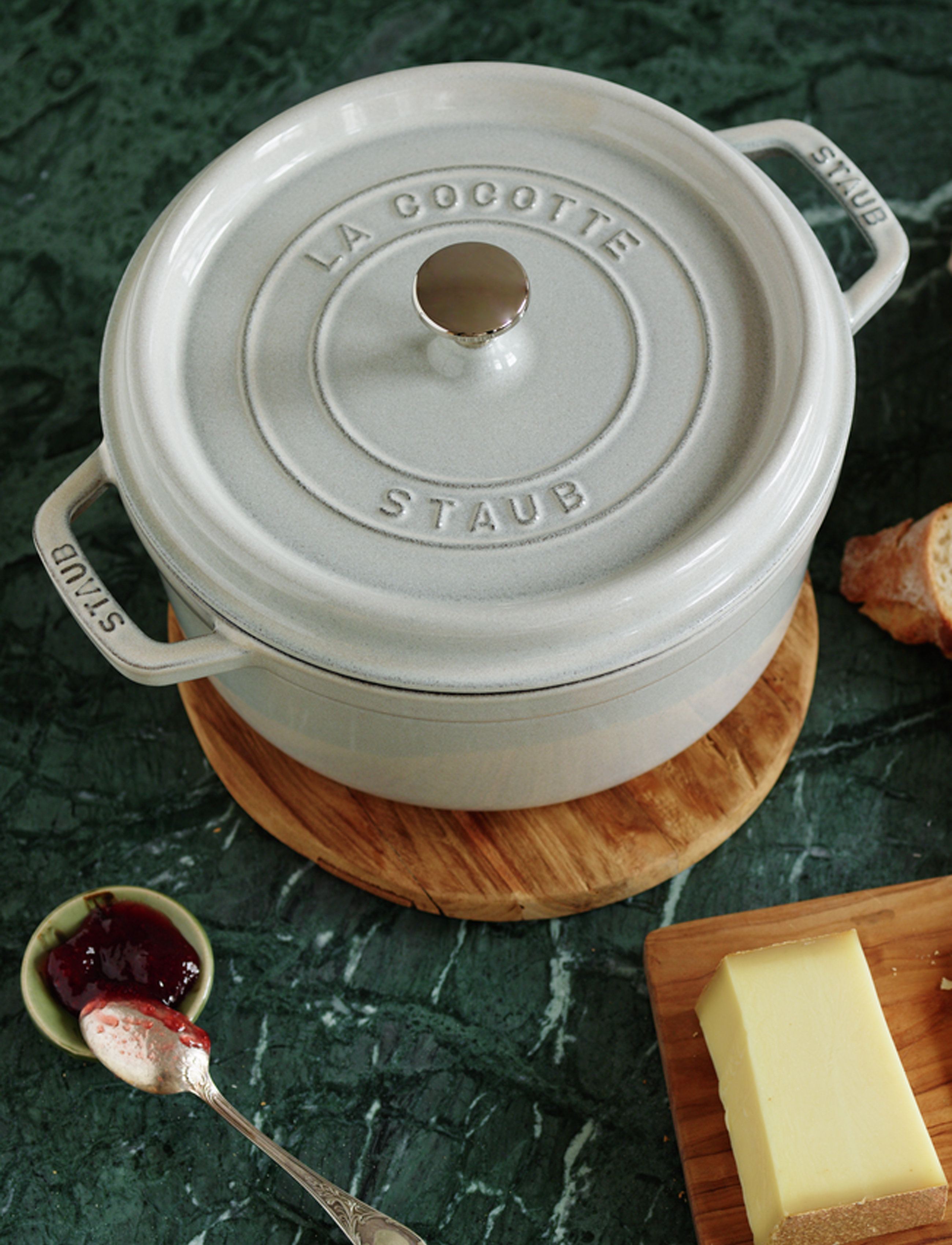 STAUB La Cocotte – Rund Gryde, 5.2L, Grey, Gryder & Pander > Bradepander, Unisex