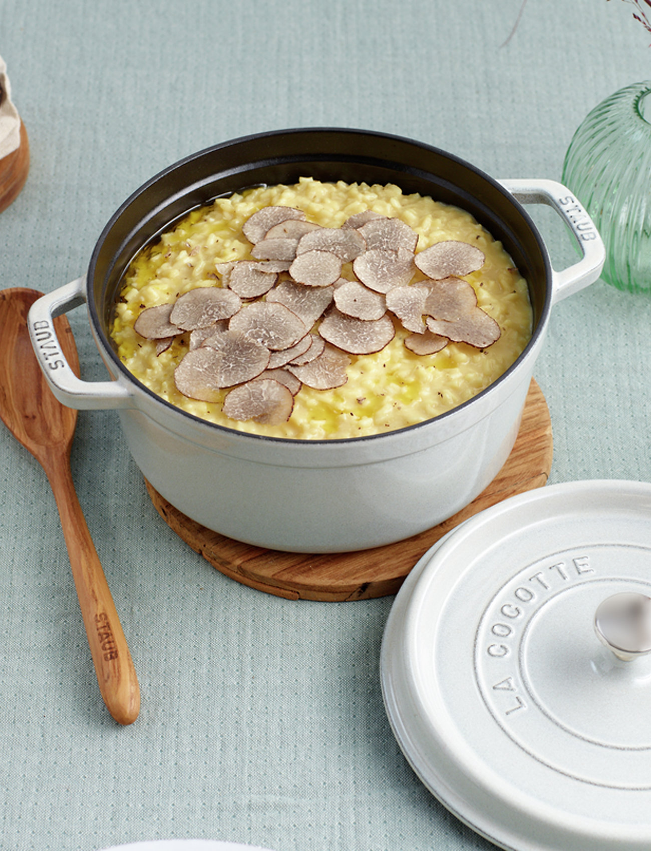 STAUB - La Cocotte - Round cast iron - kupuj według ceny - white truffle - 4