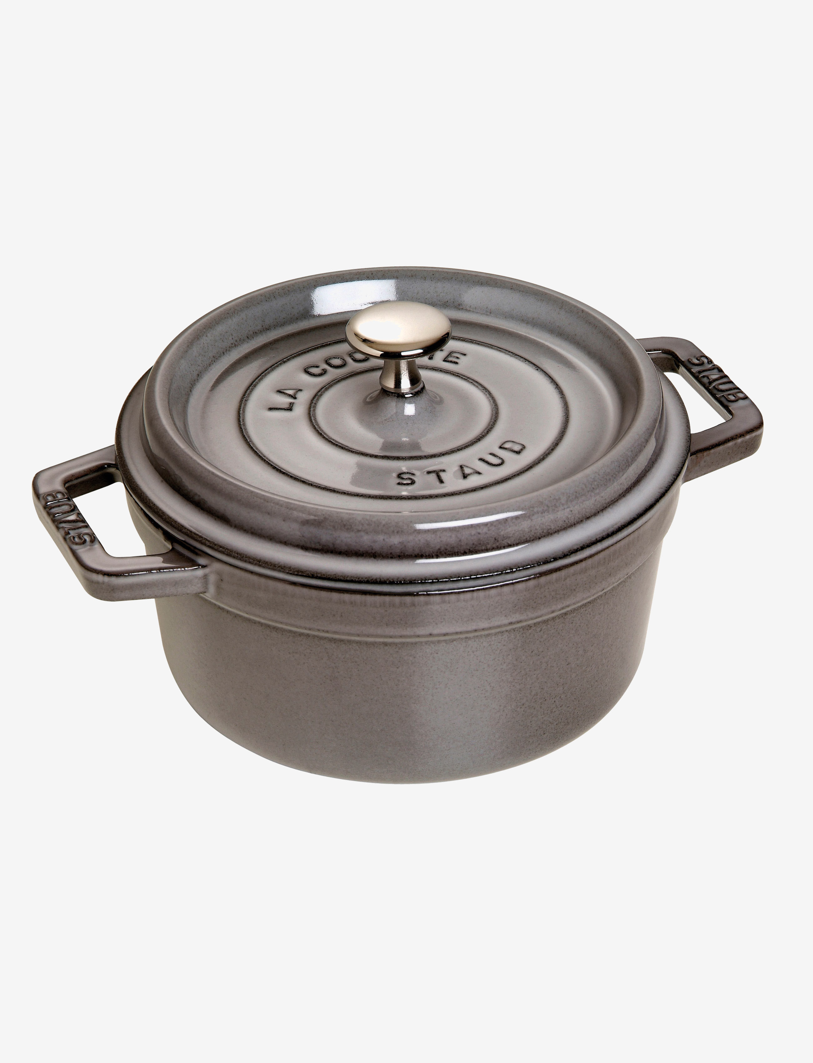 STAUB La Cocotte - Round cast iron - Cadeaux de Noel - GRAY / grey