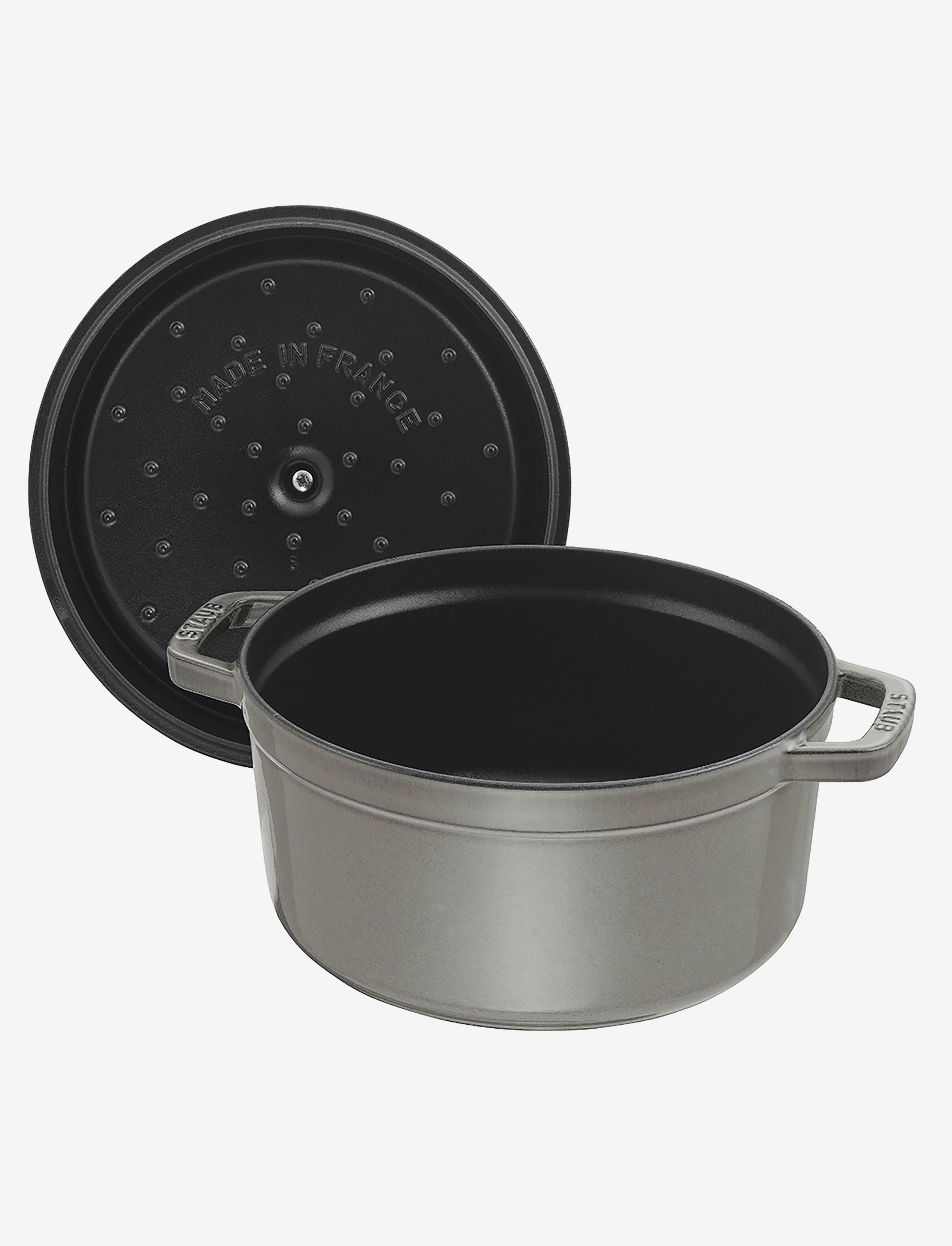 STAUB - La Cocotte - Rund gryta - gjutjärnsgrytor - gray - 2