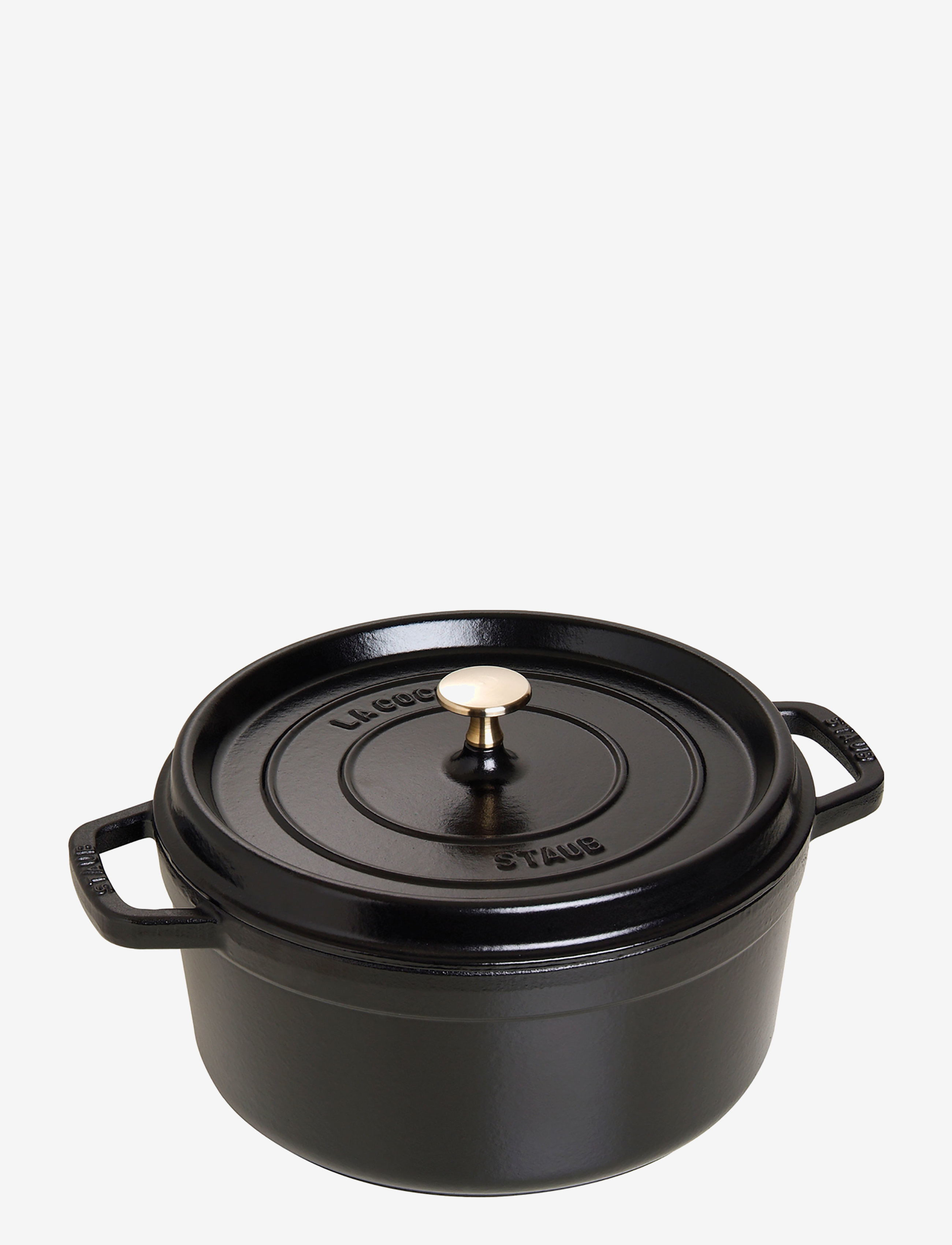 STAUB La Cocotte – Rund Gryde Schwarz - 5.2L - Unisex