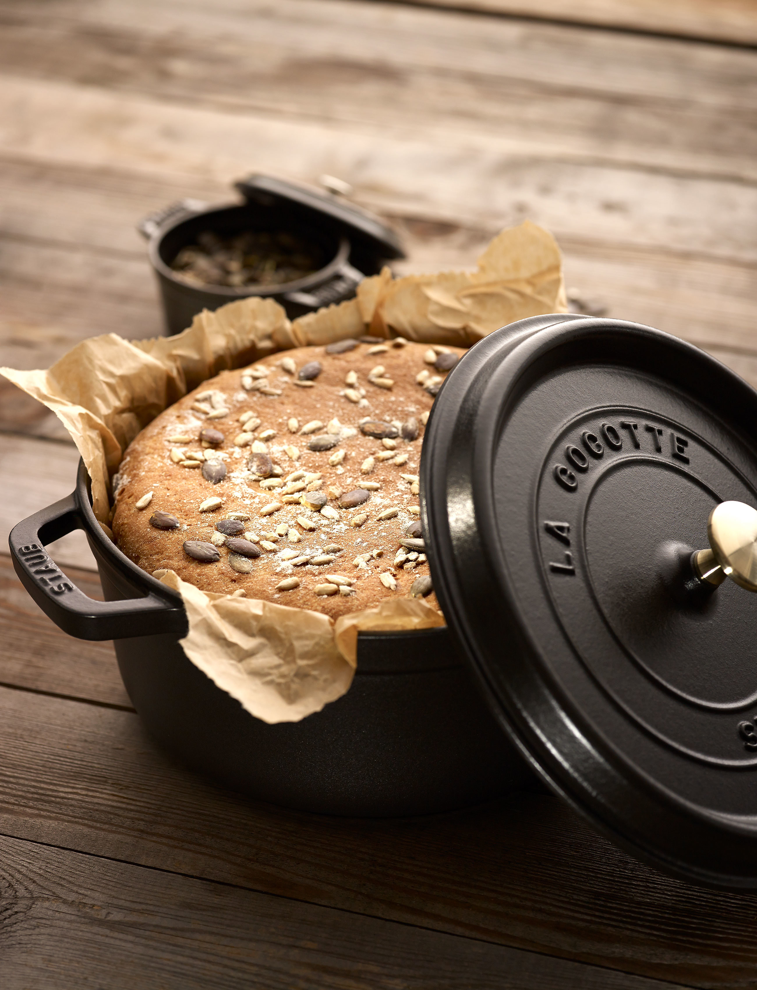 STAUB La Cocotte – Rund Gryde, 5.2L, Black, Gryder & Pander > Bradepander, Unisex