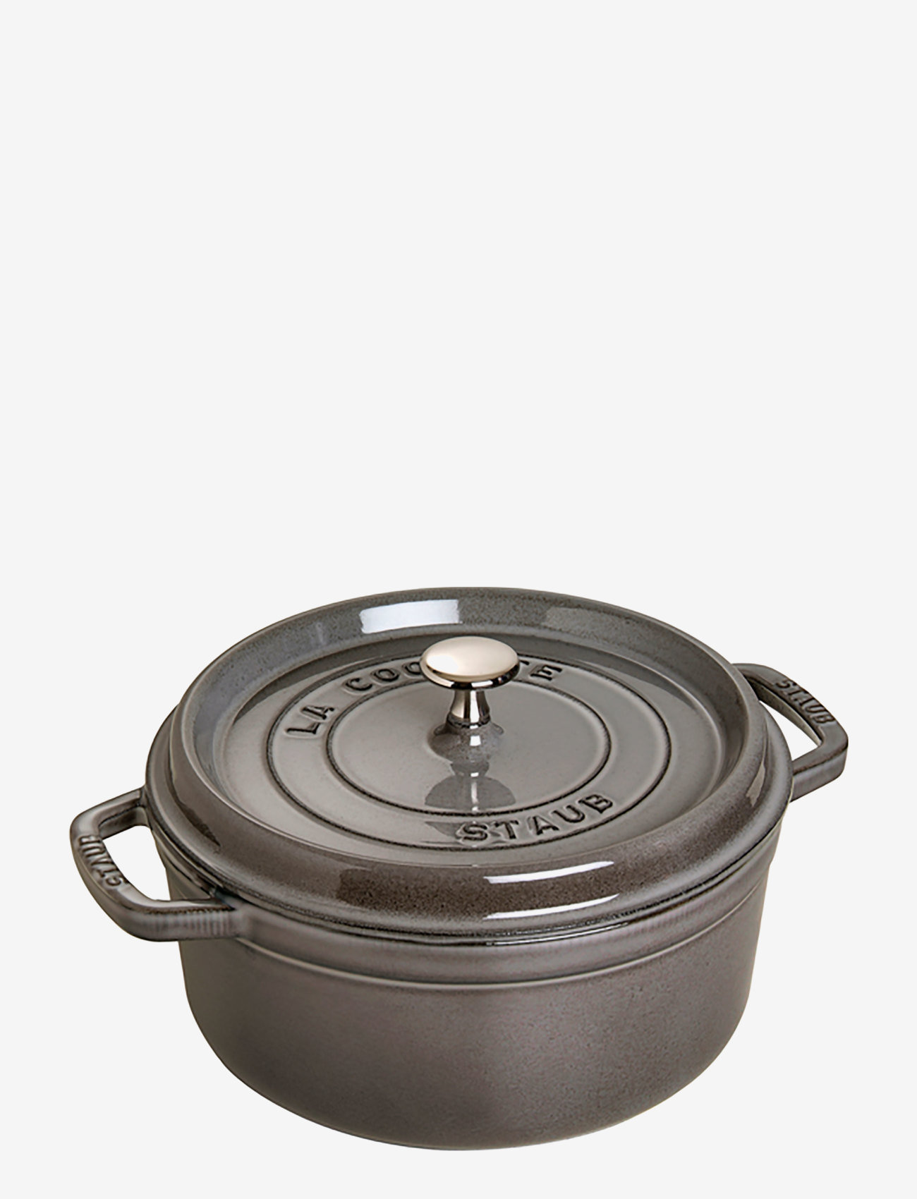 STAUB - La Cocotte - Round cast iron - cast iron pots - gray - 0