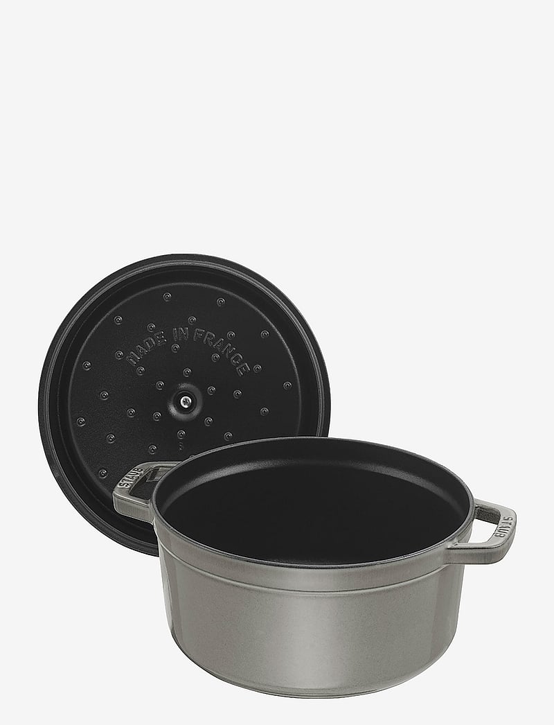 STAUB - La Cocotte - Round cast iron - malmist potid - gray - 1
