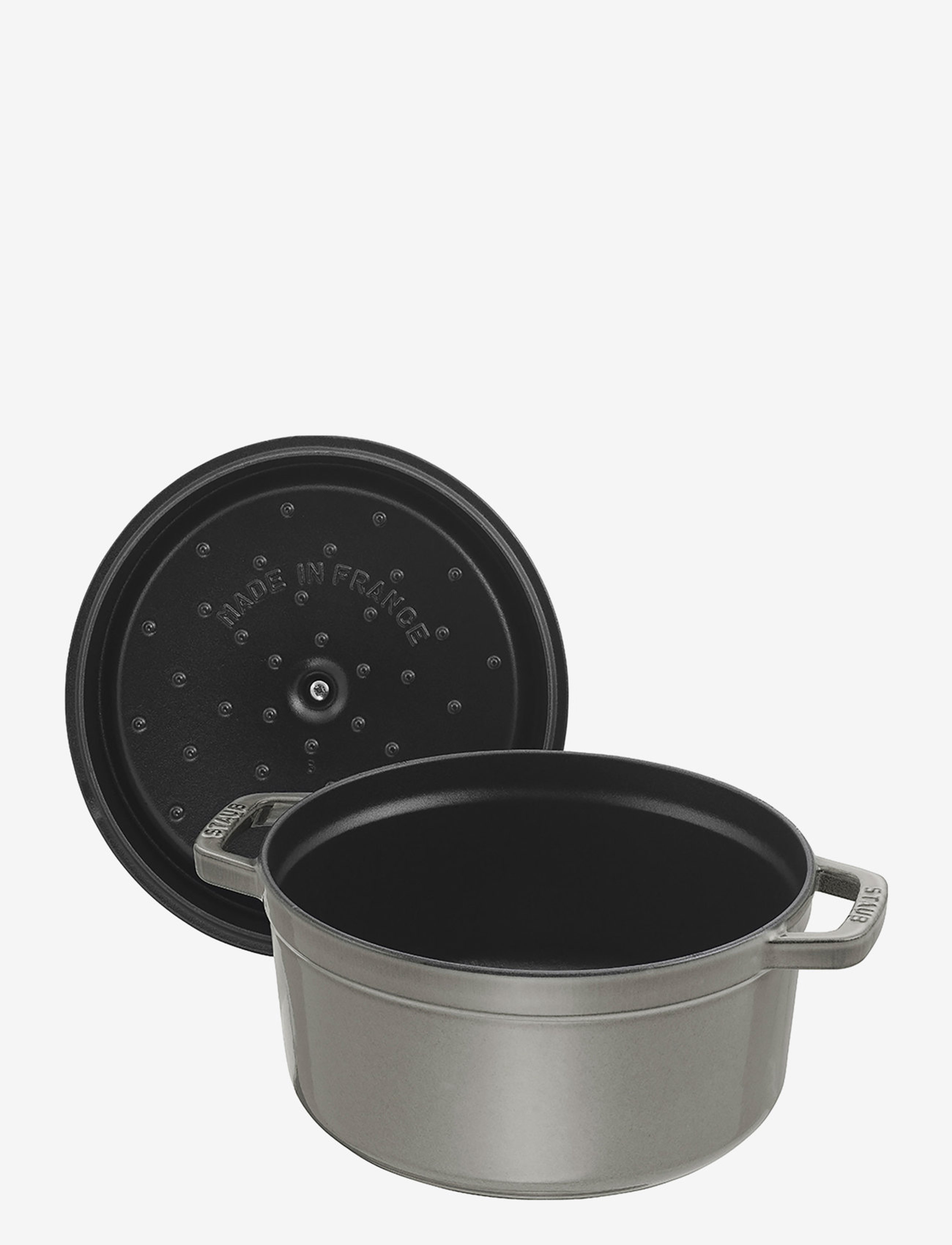 STAUB - La Cocotte - Round cast iron - cast iron pots - gray - 2