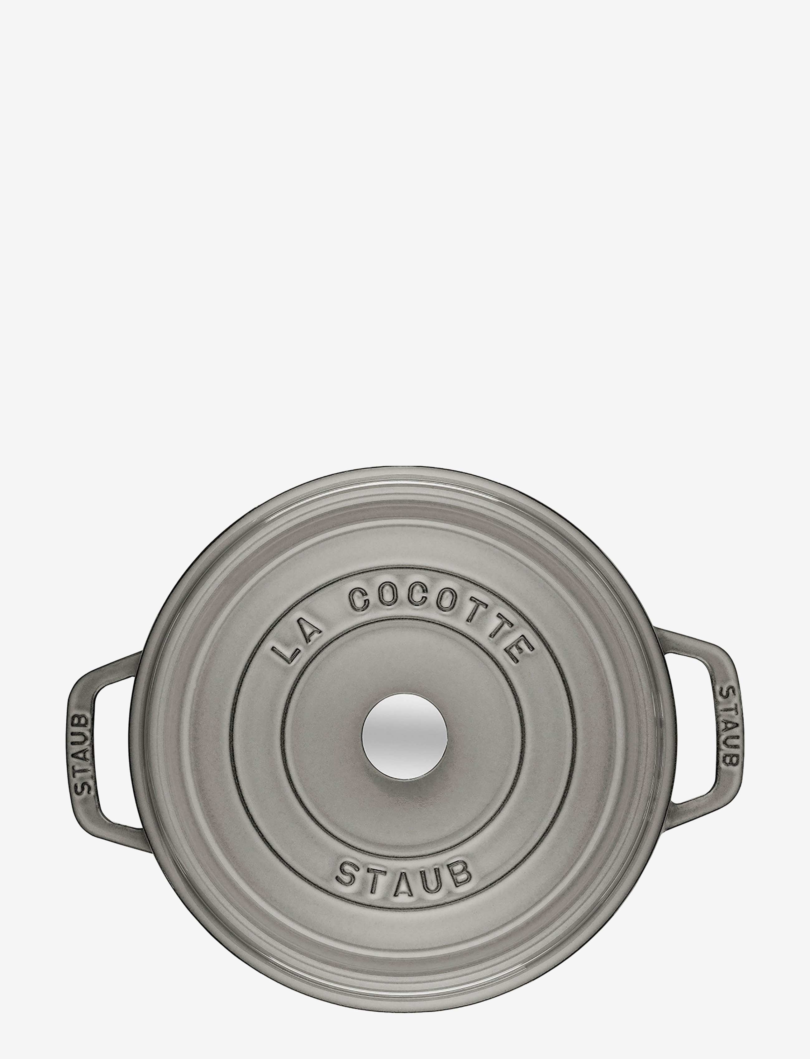 STAUB - La Cocotte - Round cast iron - cast iron pots - gray - 4