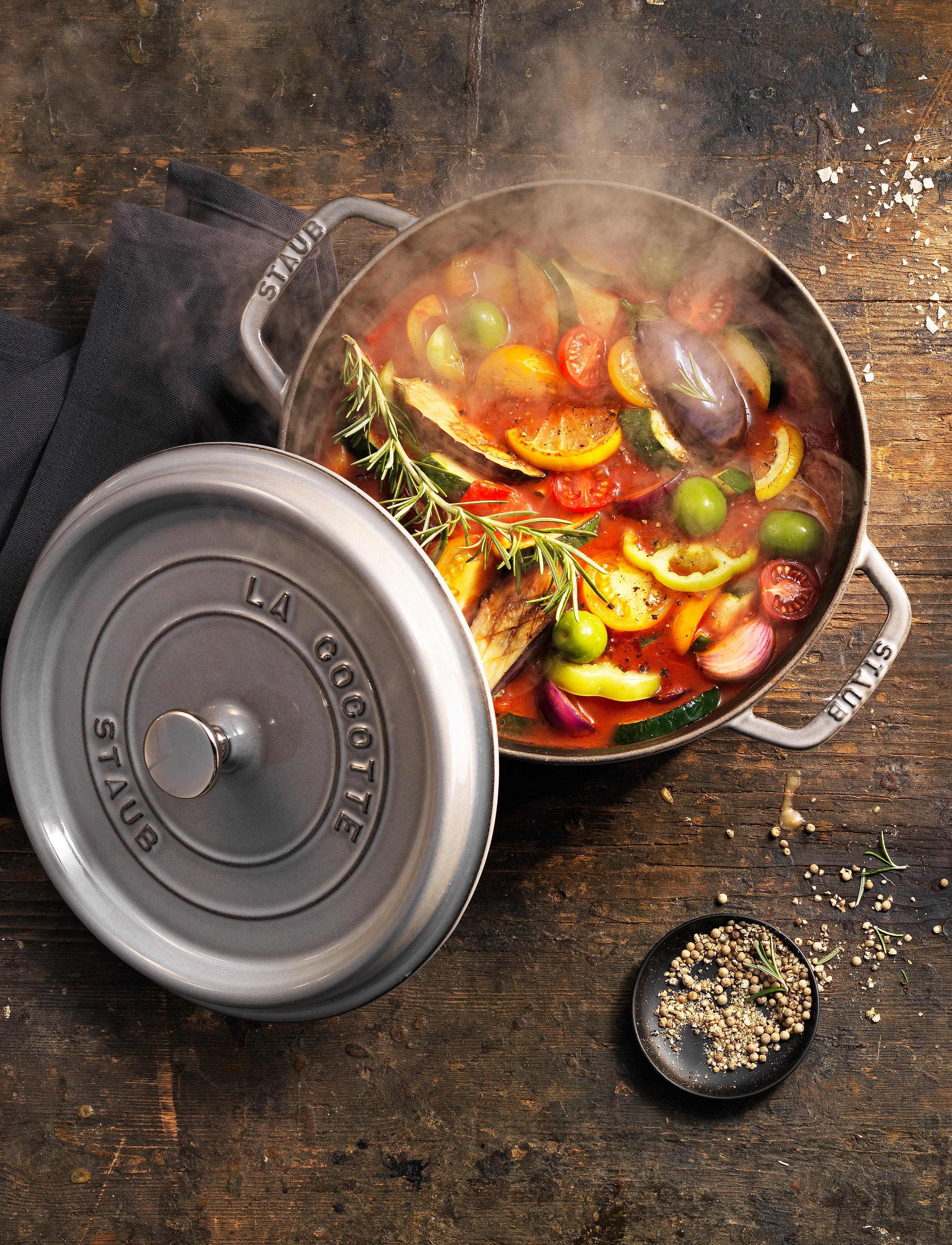 STAUB La Cocotte – Rund Gryde, 6.7L, Grey, Gryder & Pander > Bradepander, Unisex