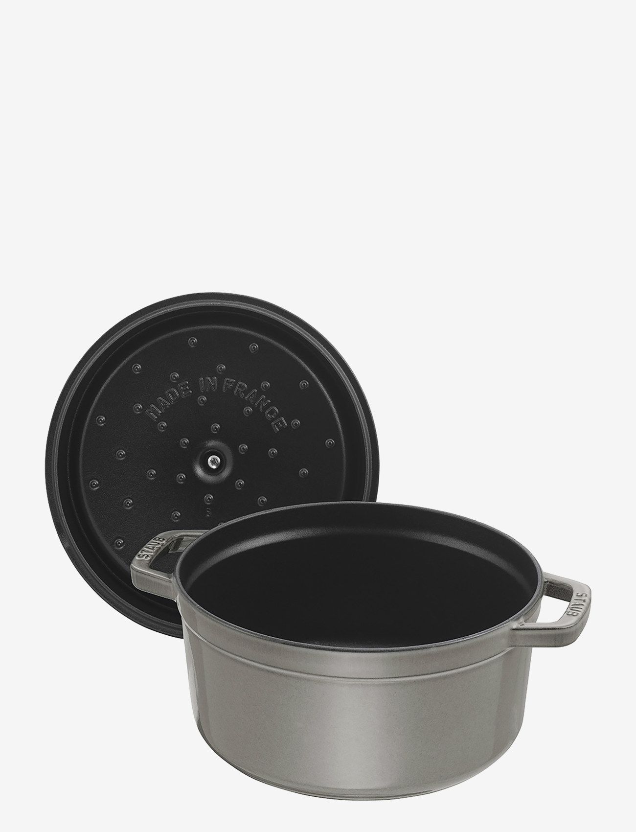 STAUB - La Cocotte - Round cast iron - casseroles en fonte - gray - 3