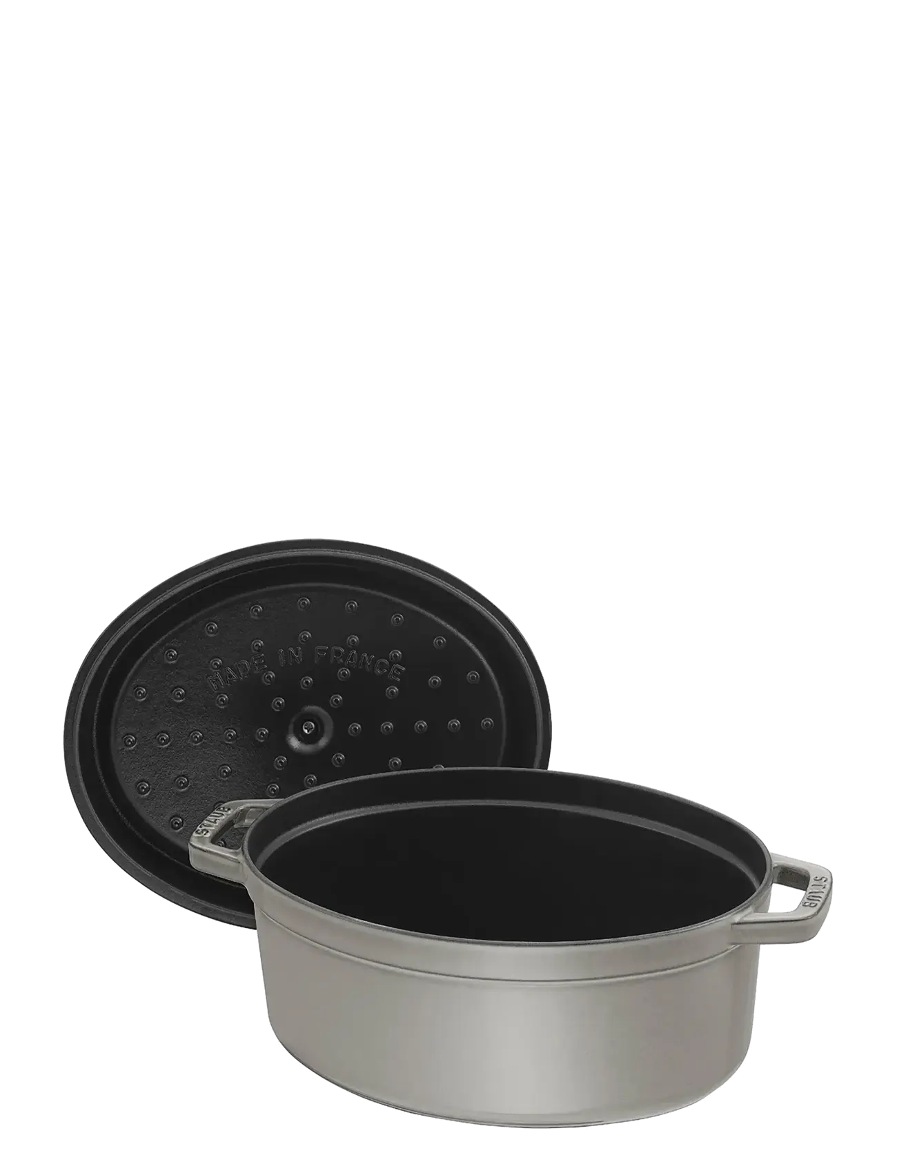 STAUB - La Cocotte - Round cast iron - gusseisen töpfe - gray - 2