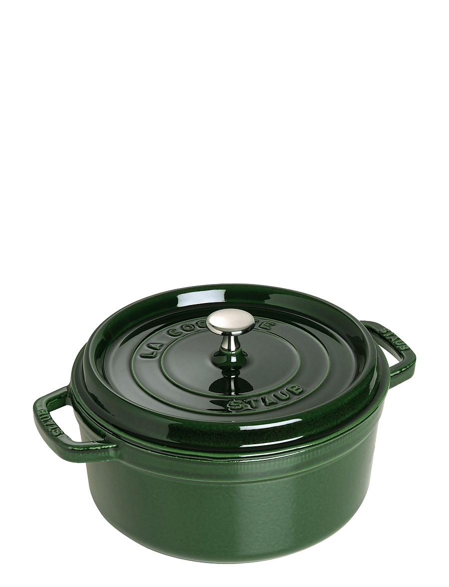 STAUB - La Cocotte - Round cast iron, 3 layer enamel - töpfe & pfannen - green - 0