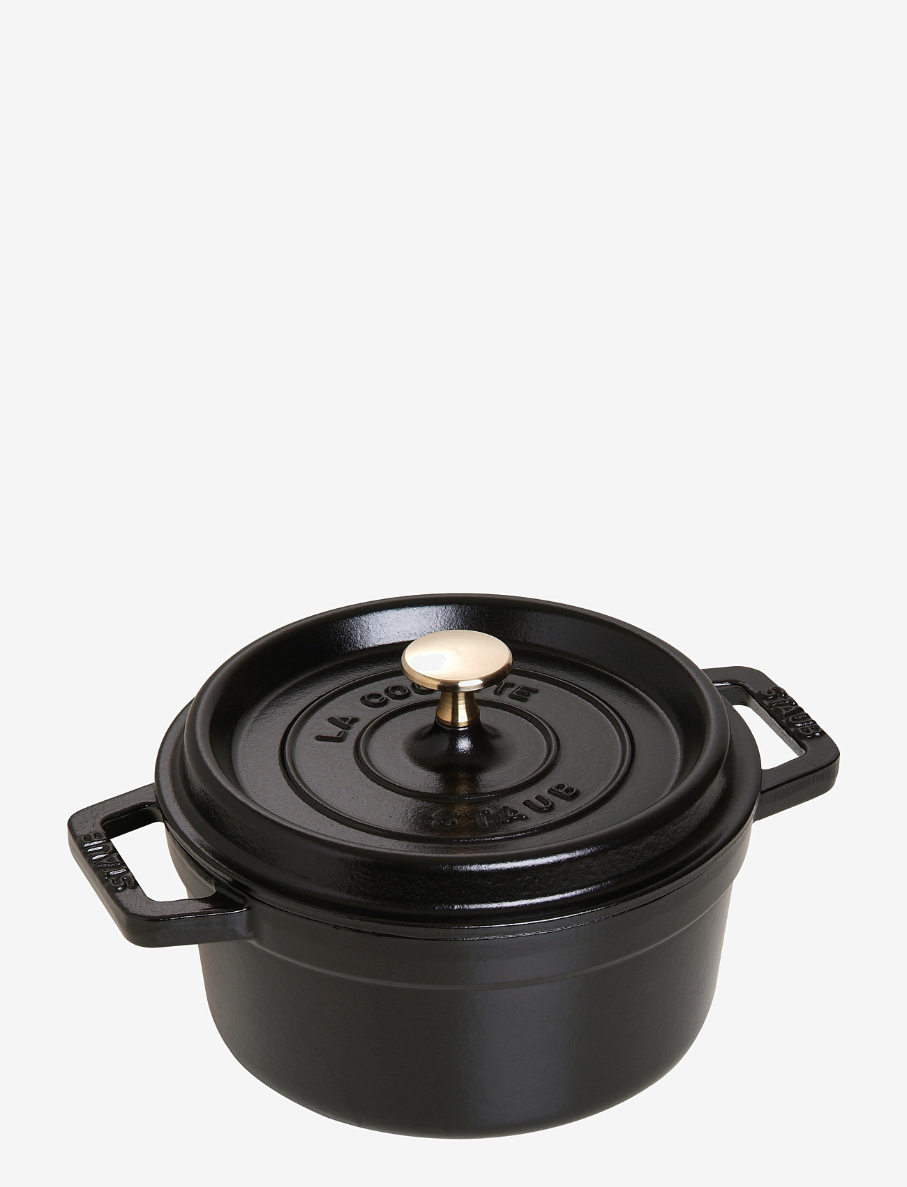 STAUB La Cocotte - Round cast iron - Kitchen - BLACK / black