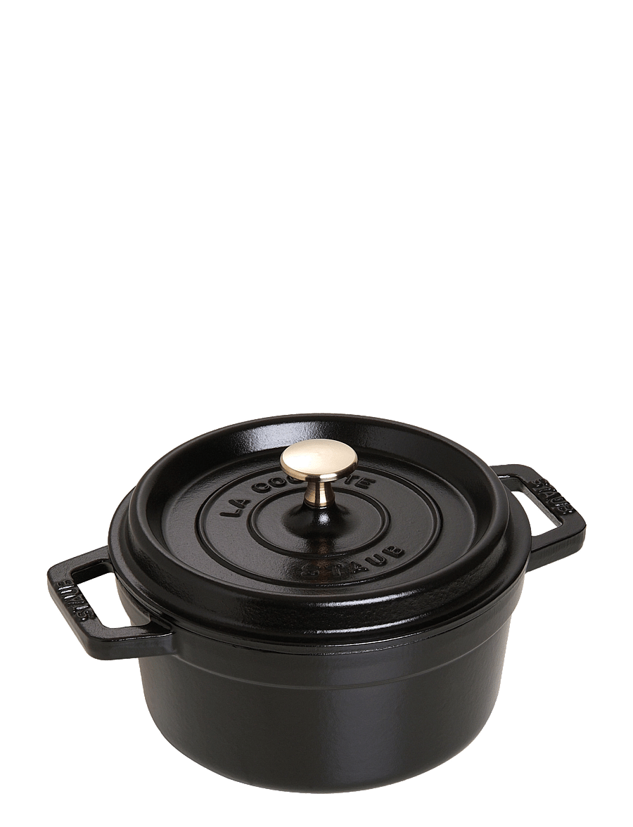 STAUB - La Cocotte - Round cast iron - malmist potid - black - 1