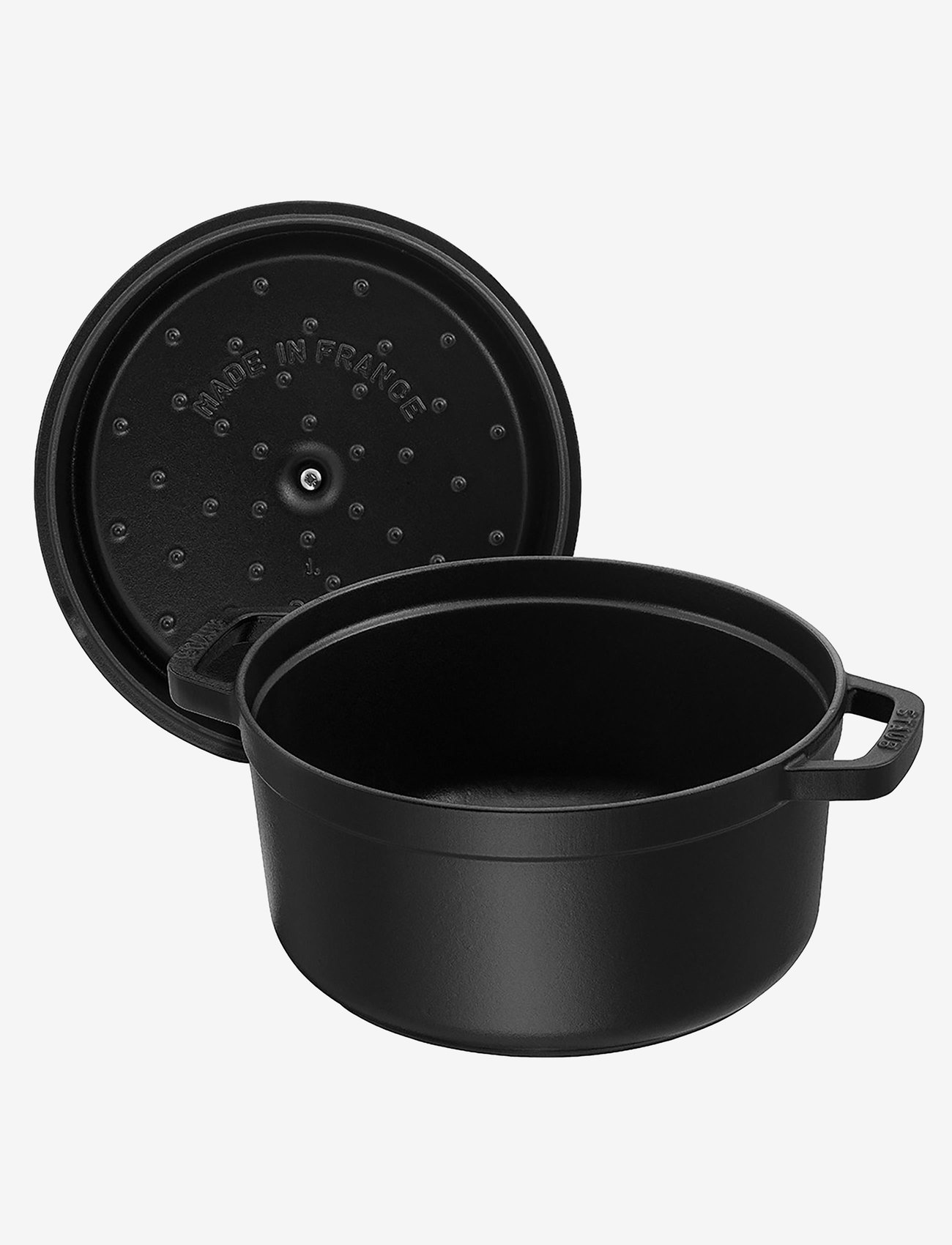 STAUB - La Cocotte - Round cast iron - stegepander & kogegrej - black - 1