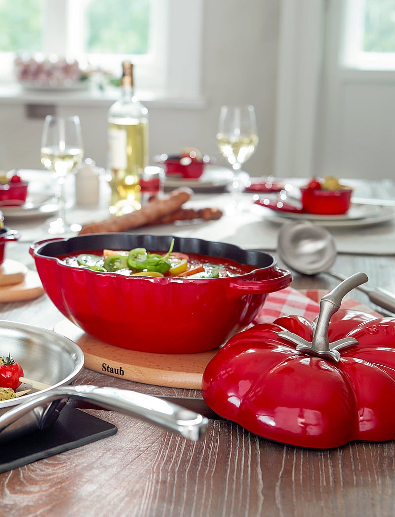 STAUB - La Cocotte - Cast Iron Tomato Cocotte - casseroles en fonte - red - 3
