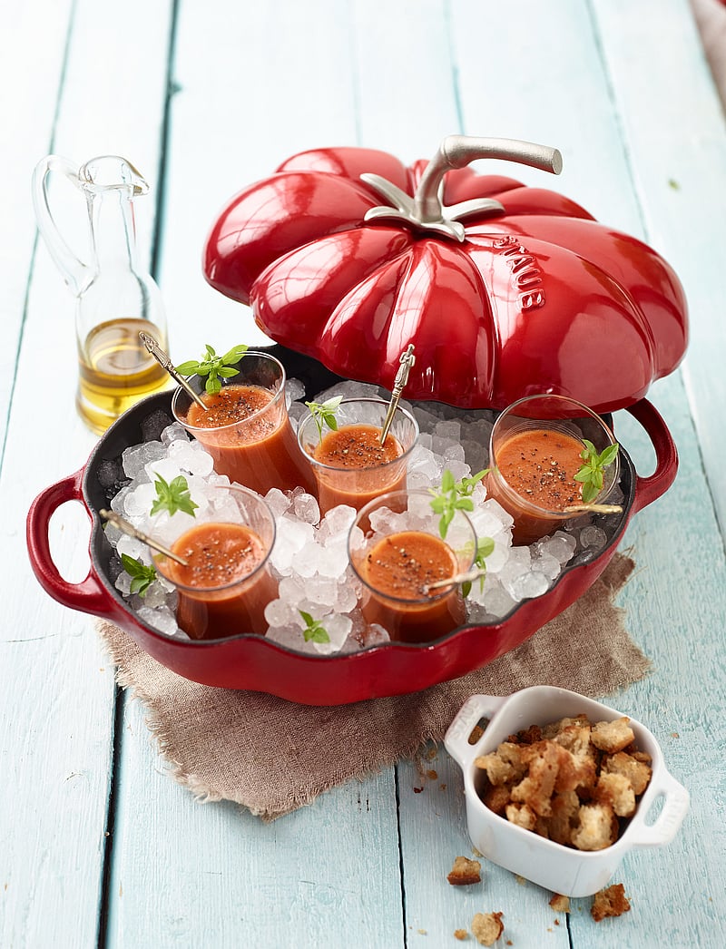 STAUB - La Cocotte - Cast Iron Tomato Cocotte - casseroles en fonte - red - 4